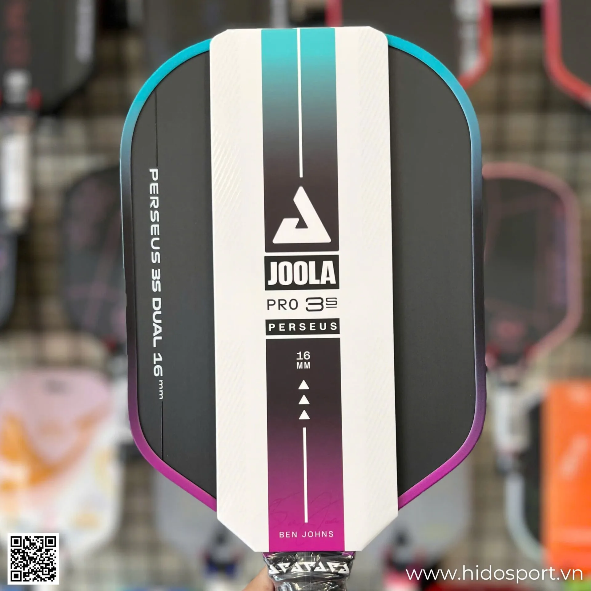 (TITLE)% Vot Pickleball Joola Gen 3s Dual Chinh Hang 14 16mm Hinh Anh Thuc Te 003