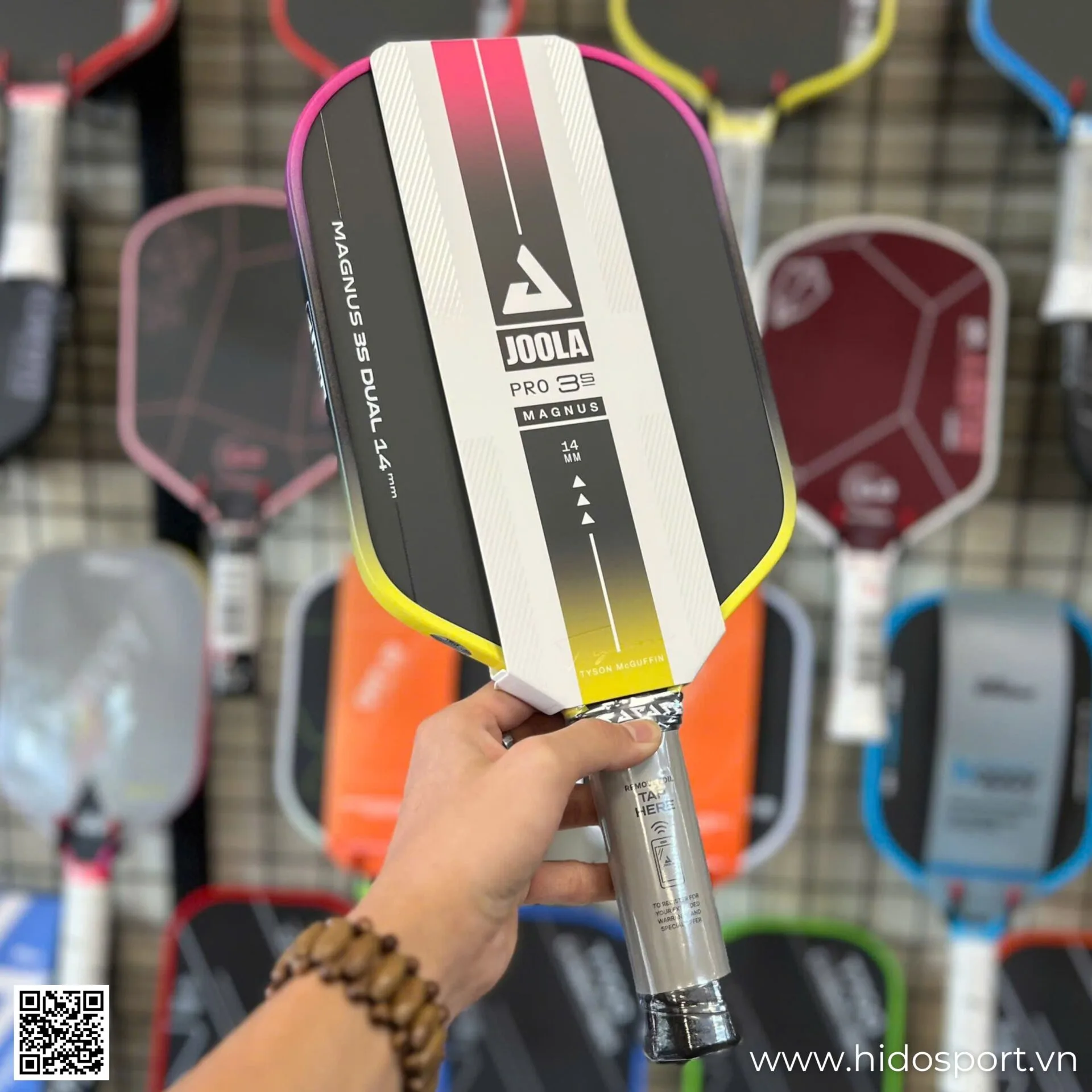 (TITLE)% Vot Pickleball Joola Gen 3s Dual Chinh Hang 14 16mm Hinh Anh Thuc Te 005
