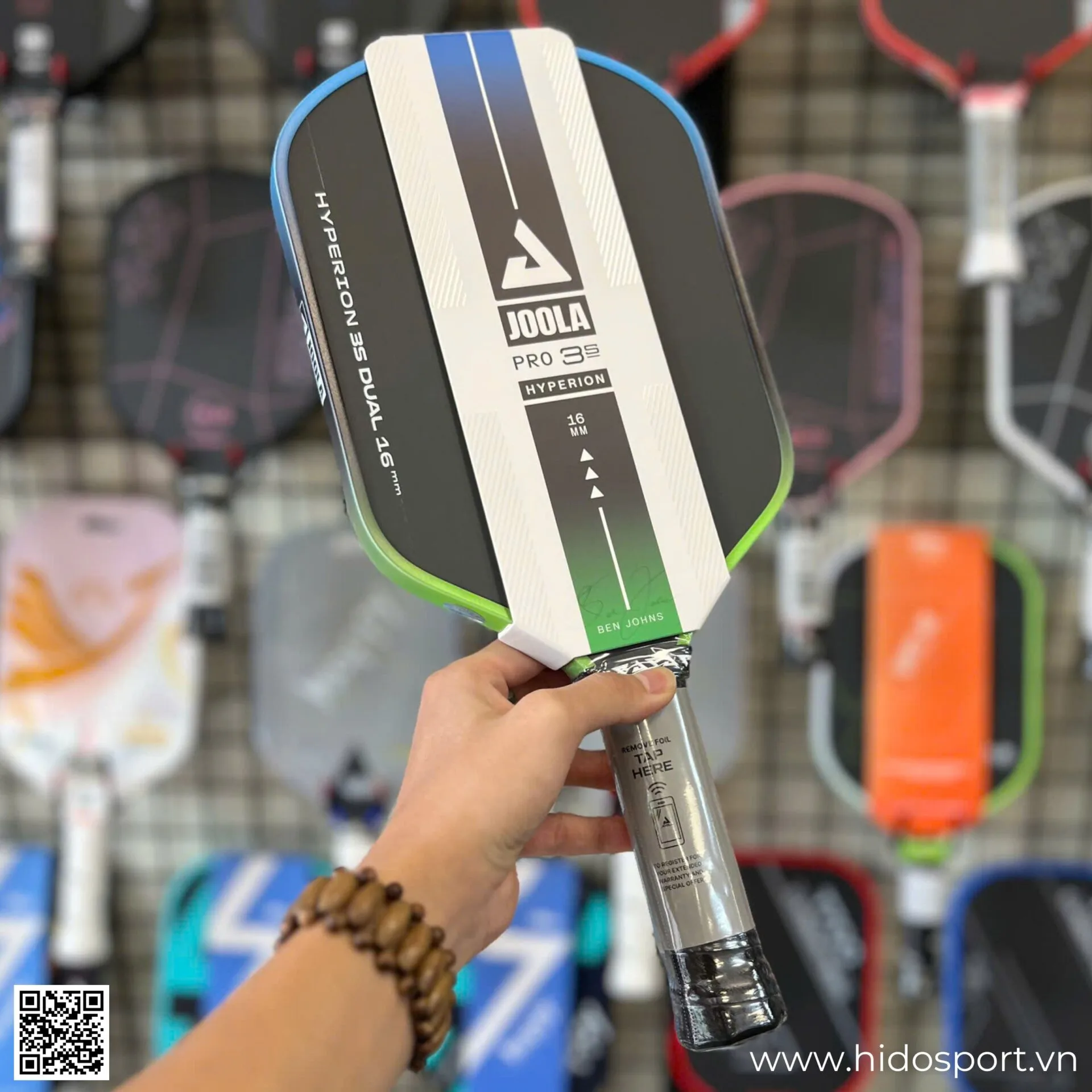 (TITLE)% Vot Pickleball Joola Gen 3s Dual Chinh Hang 14 16mm Hinh Anh Thuc Te 007