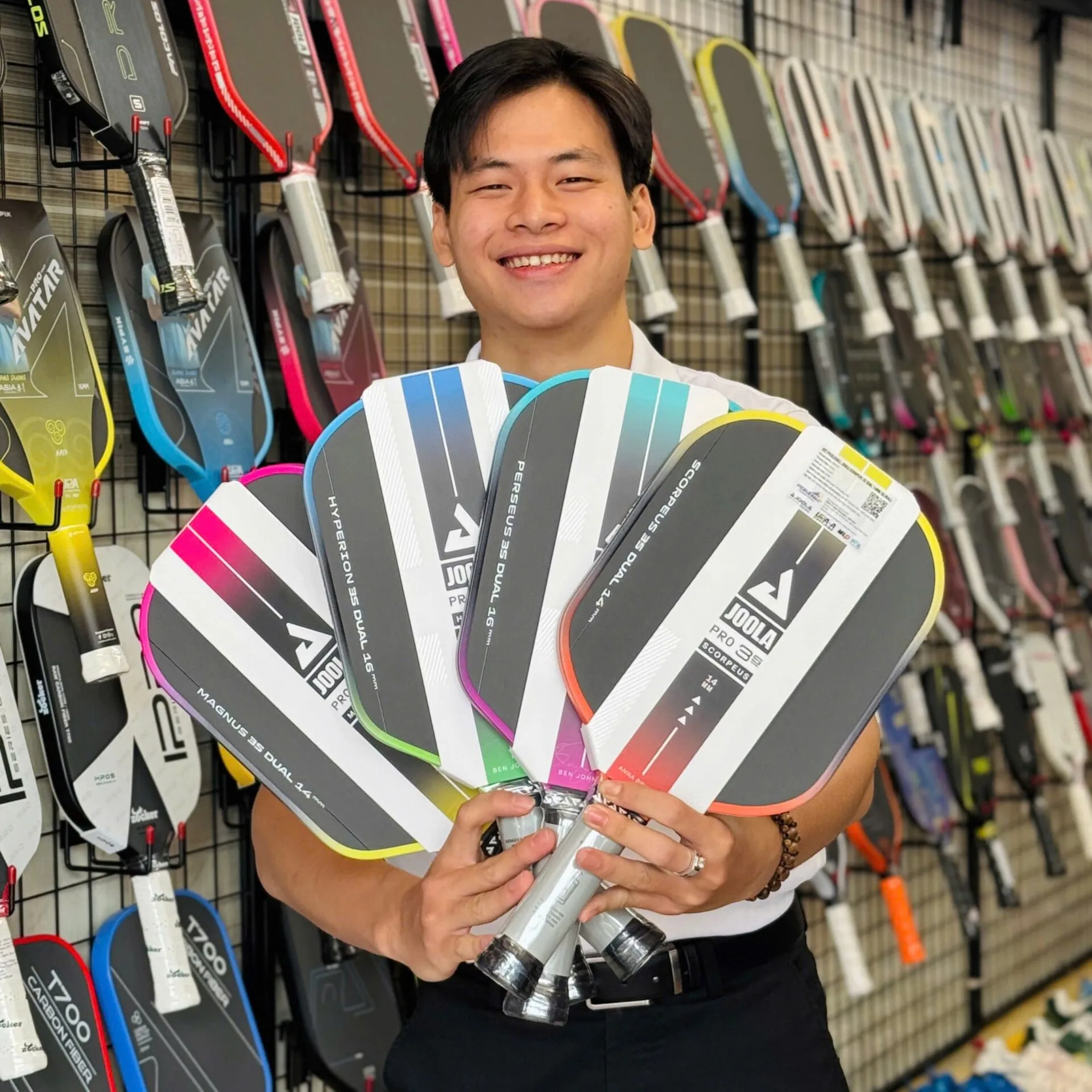 (TITLE)% Vot Pickleball Joola Gen 3s Dual Chinh Hang 14 16mm