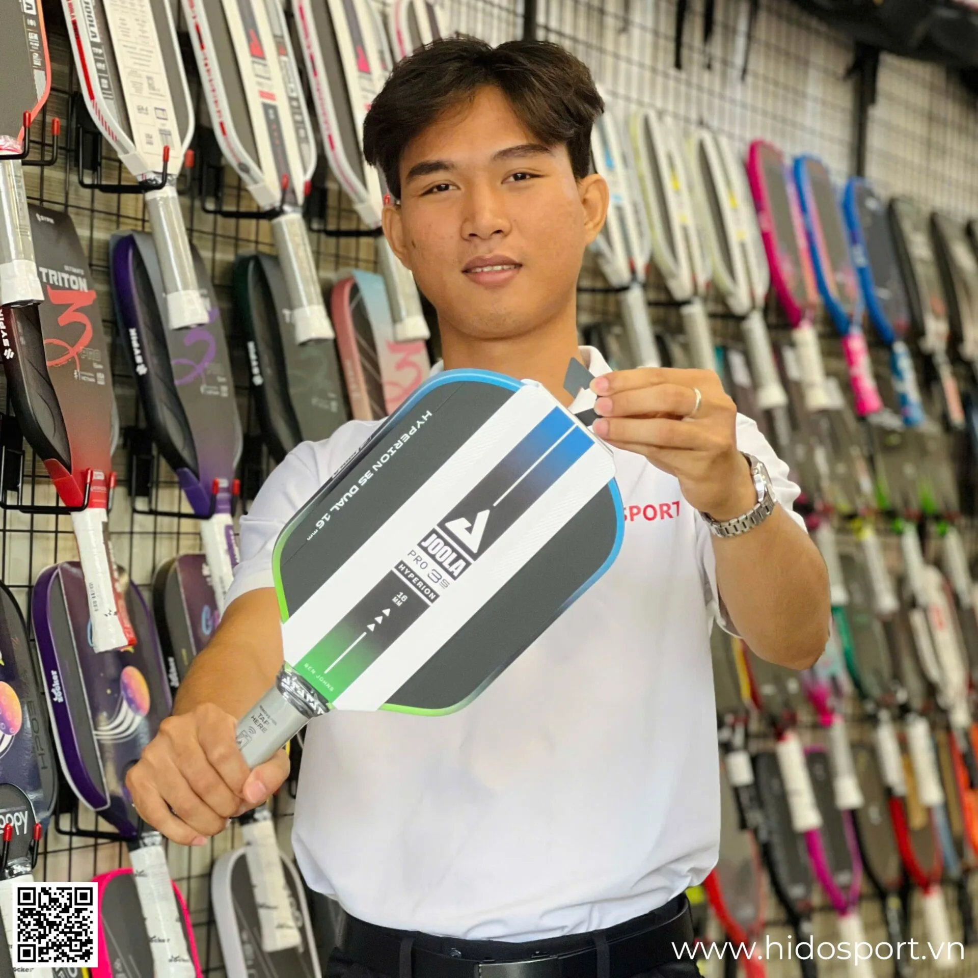 Vot Pickleball Joola Hyperion Gen 3s Dual 16mm Hinh Anh 002