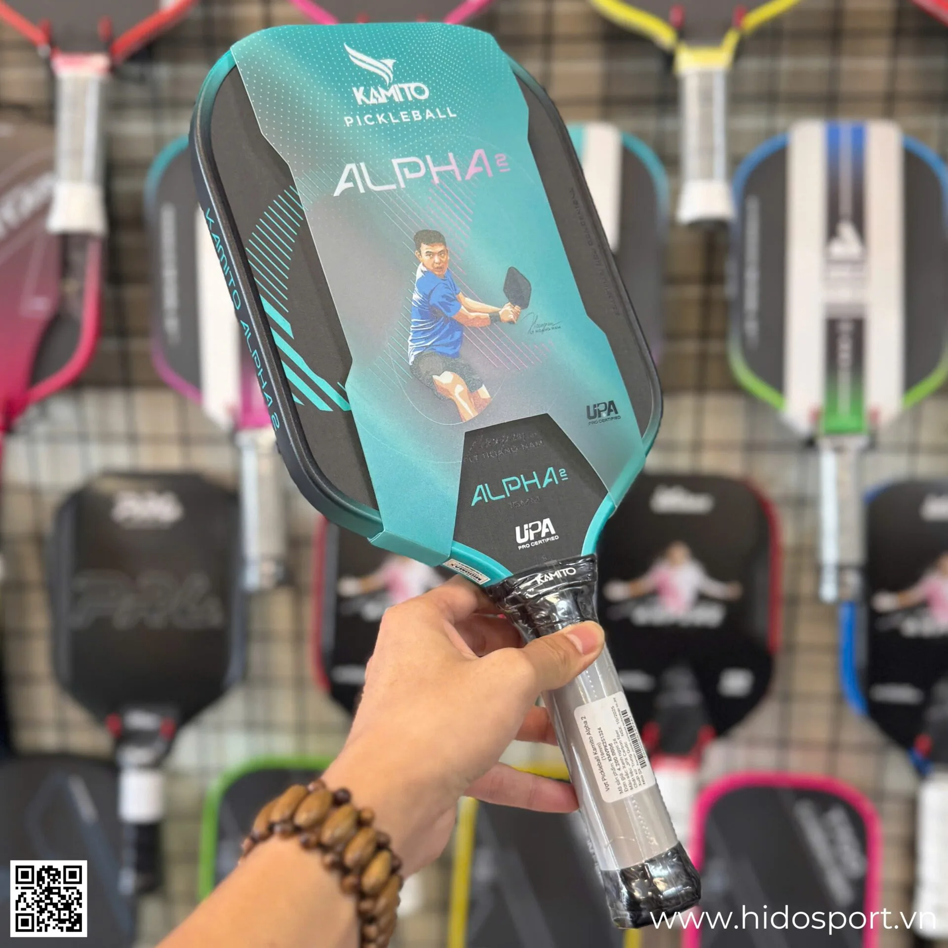 (TITLE)% Vot Pickleball Kamito Alpha 2 Chinh Hang 14mm 16mm Hinh Anh Doc Quyen Tai Hido Sport 26