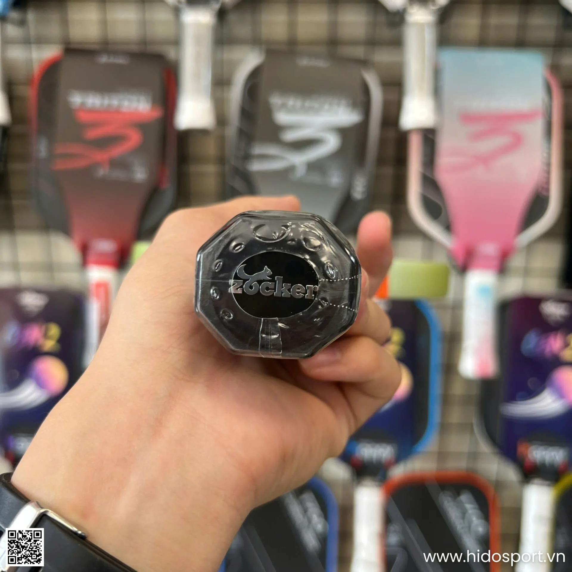 (TITLE)% Vot Pickleball Zocker Happy Hp02 Gen 2 Chinh Hang 16mm Hinh Anh 013