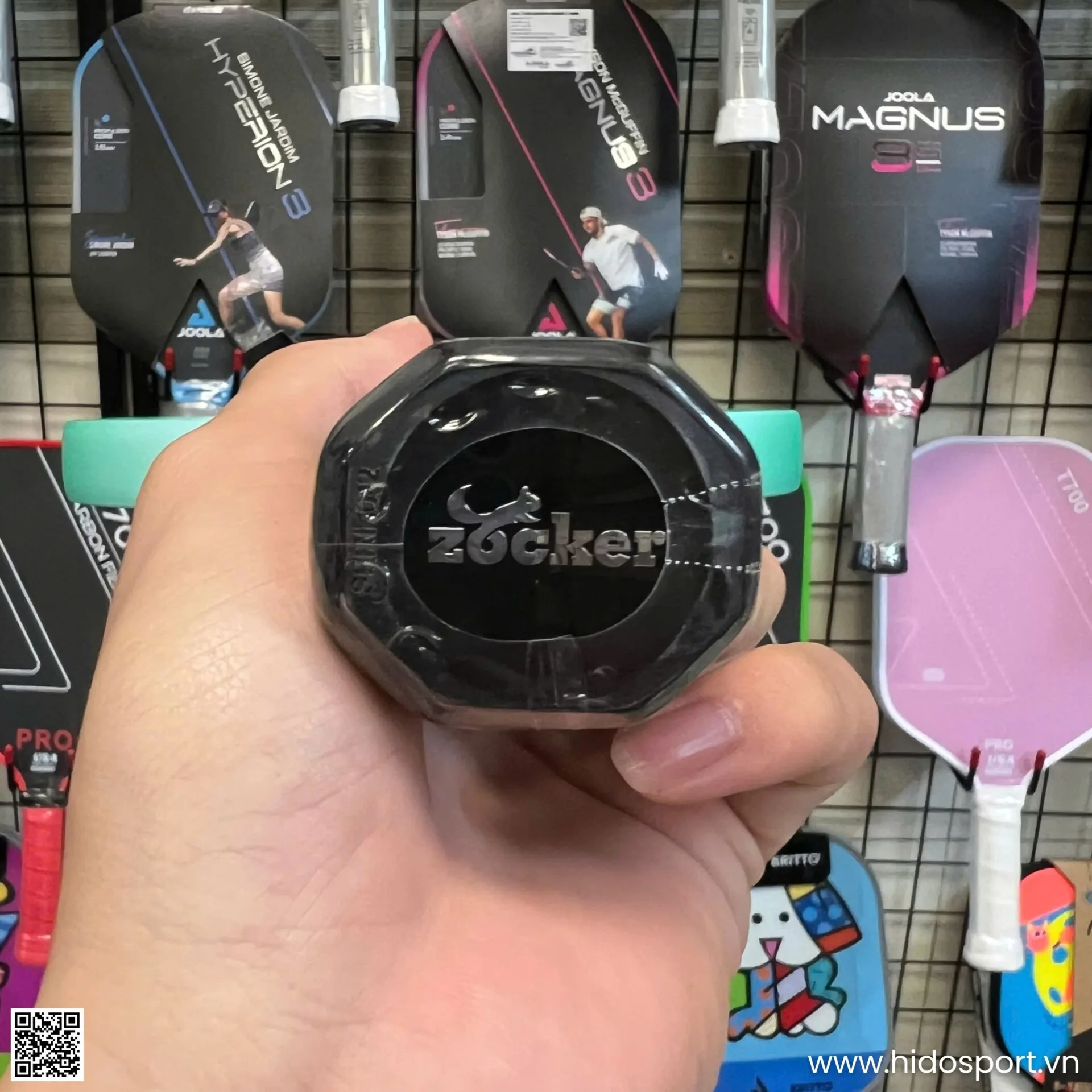 (TITLE)% Vot Pickleball Zocker Happy Hp02 Gen 2 Chinh Hang 16mm Hinh Anh 018