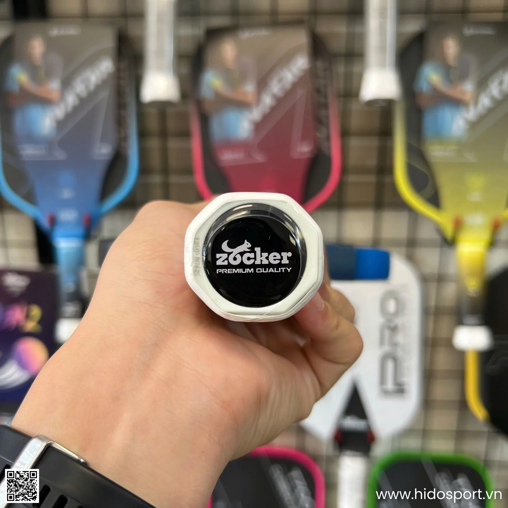 (TITLE)% Vot Pickleball Zocker Happy Hp03 Gen 2 Chinh Hang 16mm Hinh Anh 006