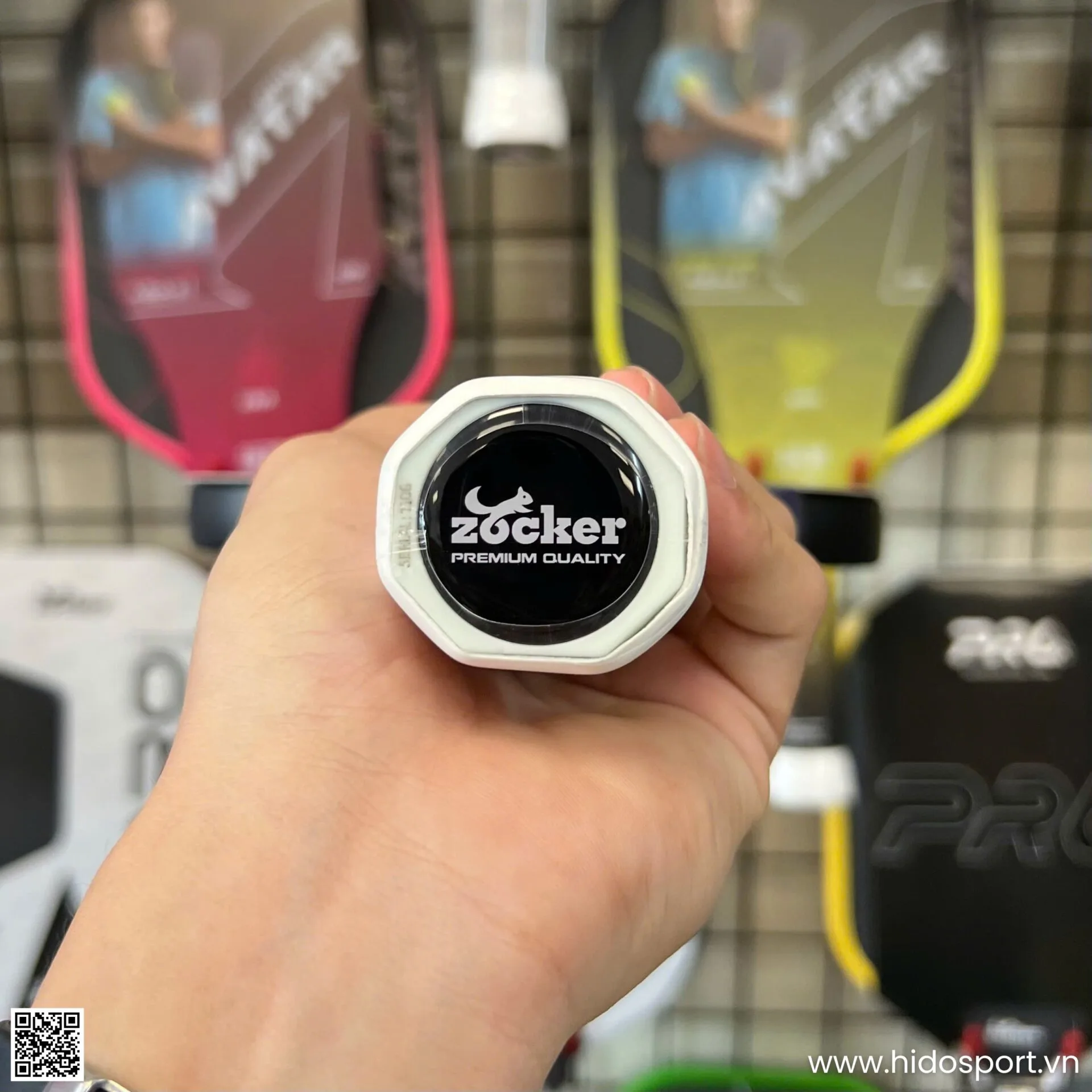 (TITLE)% Vot Pickleball Zocker Happy Hp03 Gen 2 Chinh Hang 16mm Hinh Anh 012