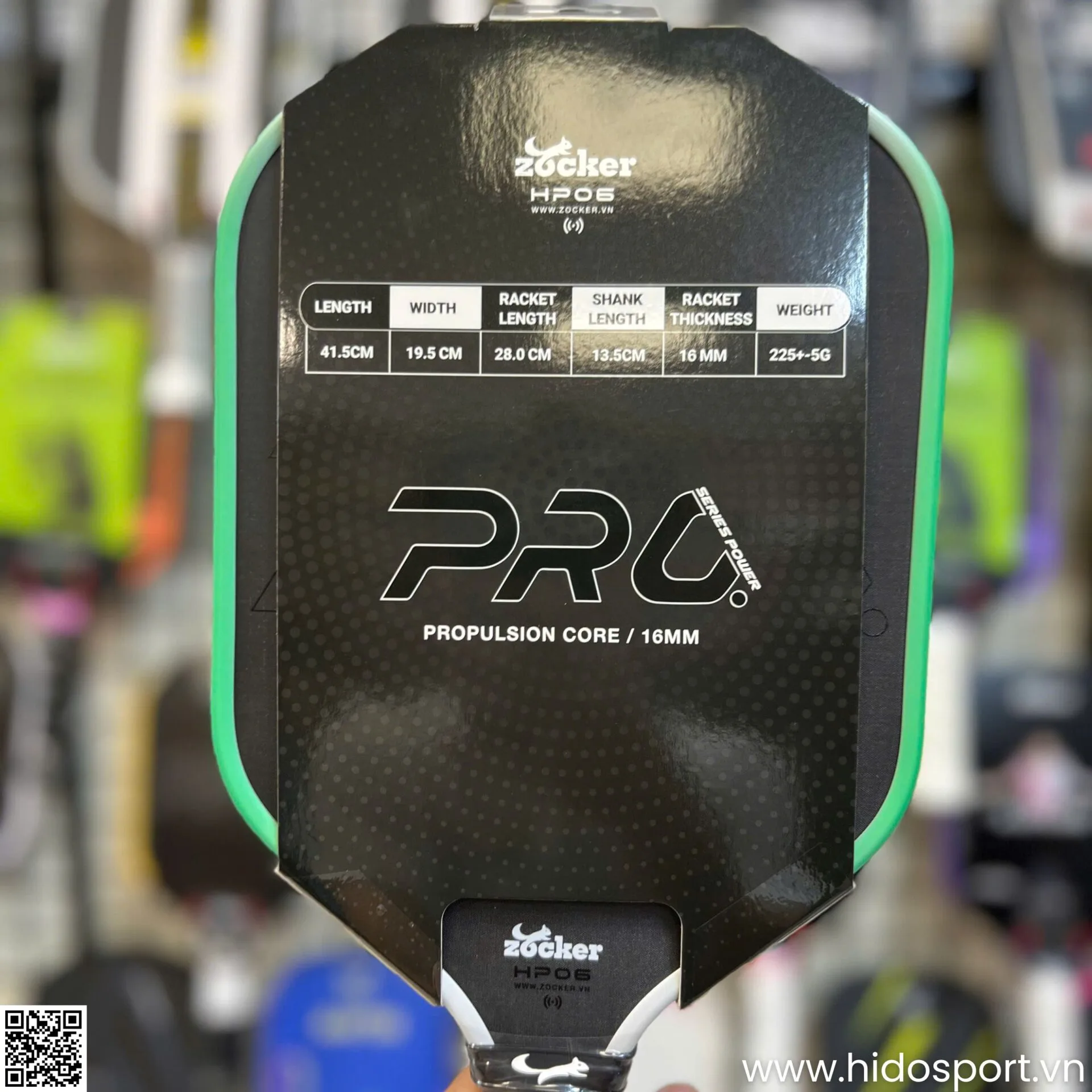 (TITLE)% 1vot Pickleball Zocker Hp06 Pro Series Power Chinh Hang Hinh Anh Thuc Te 11