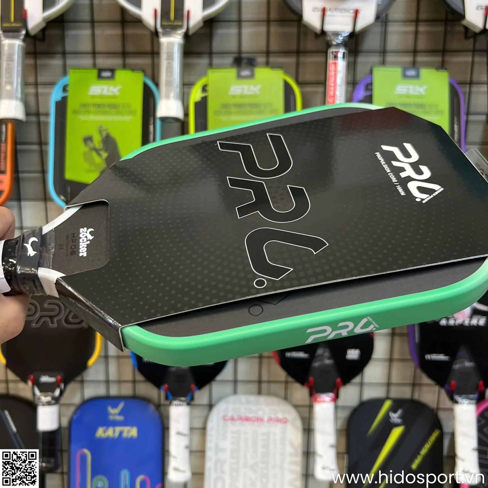 (TITLE)% 1vot Pickleball Zocker Hp06 Pro Series Power Chinh Hang Hinh Anh Thuc Te 12