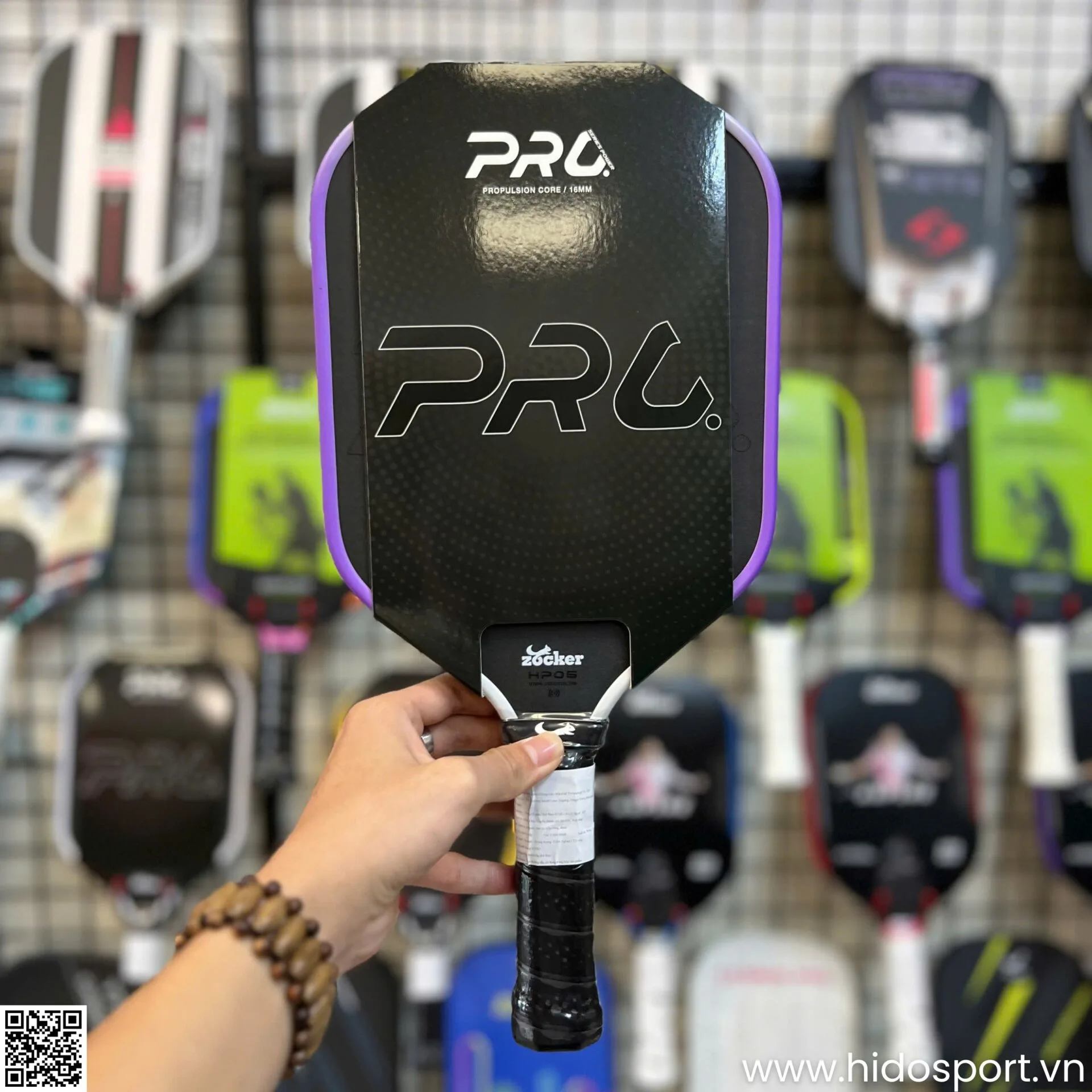 (TITLE)% vot Pickleball Zocker Hp06 Pro Series Power Chinh Hang Hinh Anh Thuc Te 15