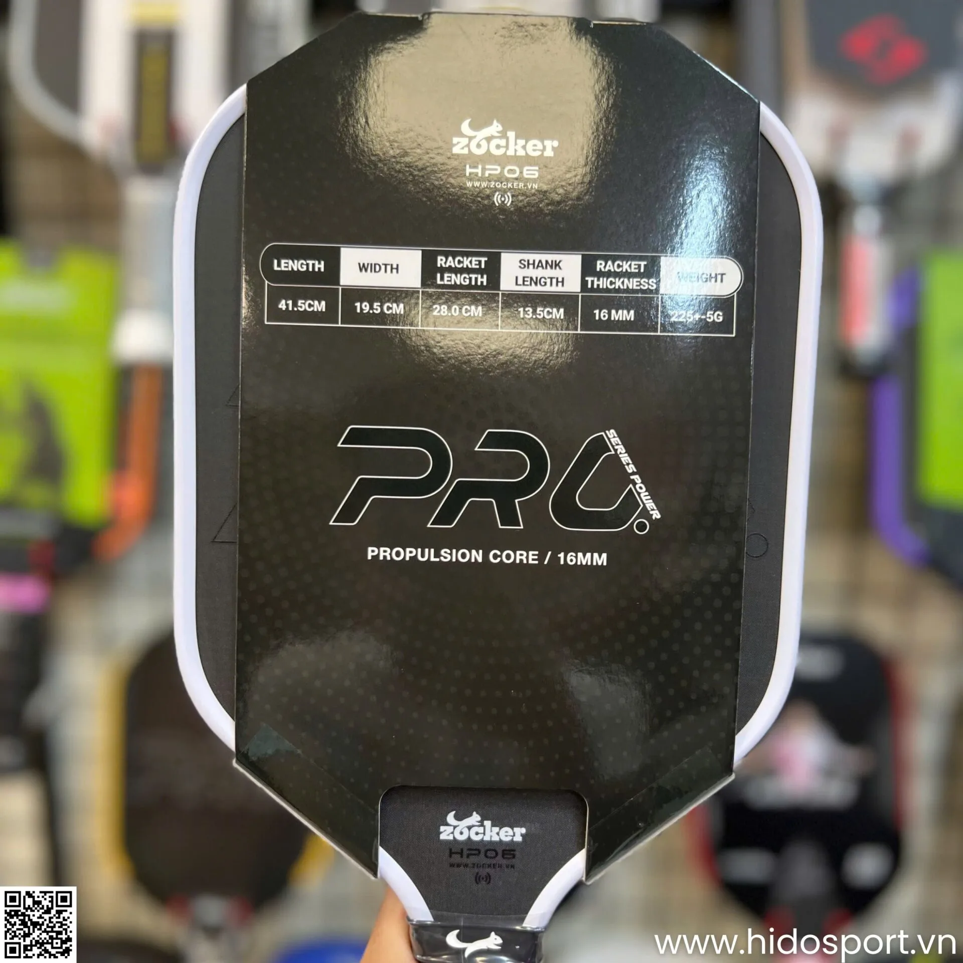 (TITLE)% 1vot Pickleball Zocker Hp06 Pro Series Power Chinh Hang Hinh Anh Thuc Te 23