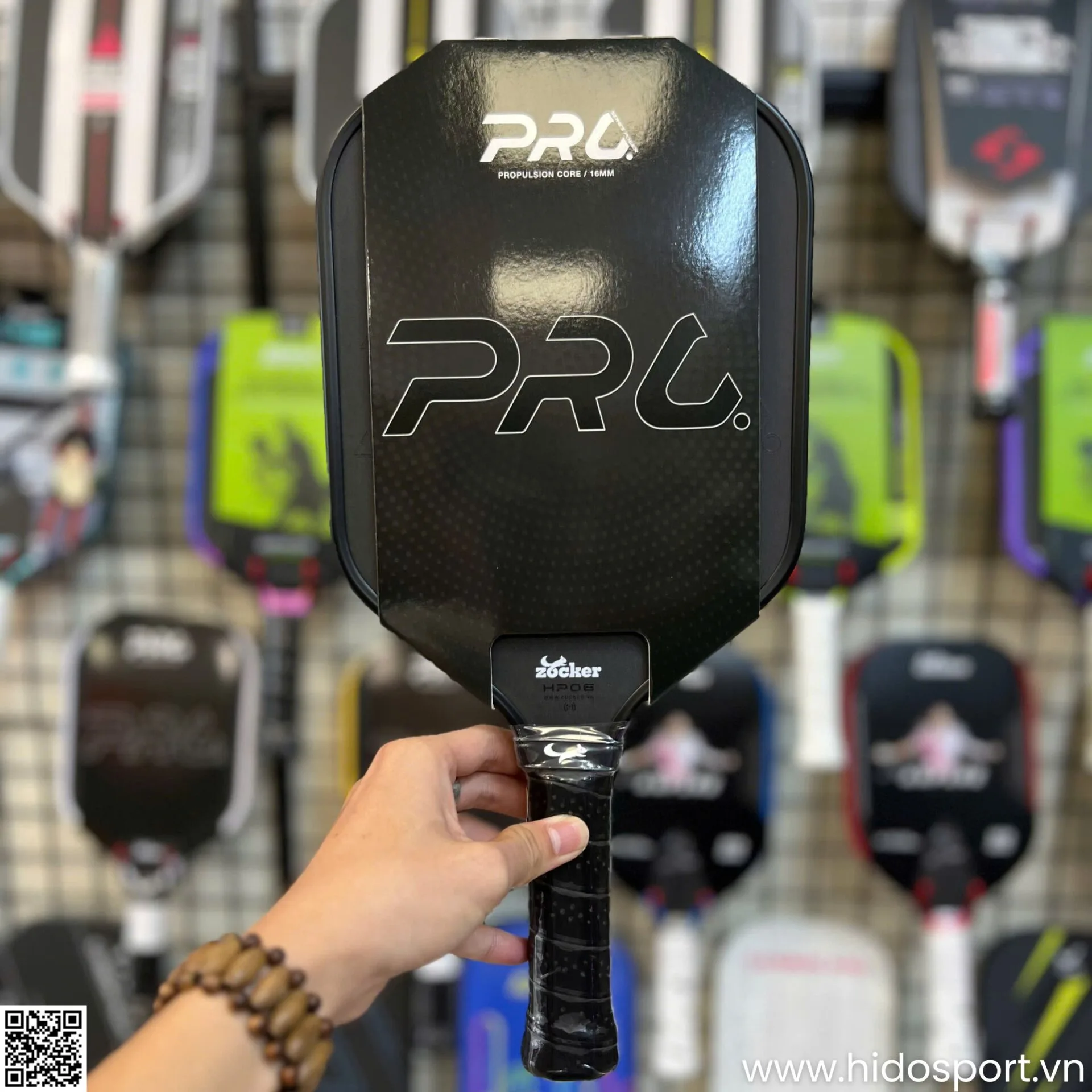 (TITLE)% vot Pickleball Zocker Hp06 Pro Series Power Chinh Hang Hinh Anh Thuc Te 27