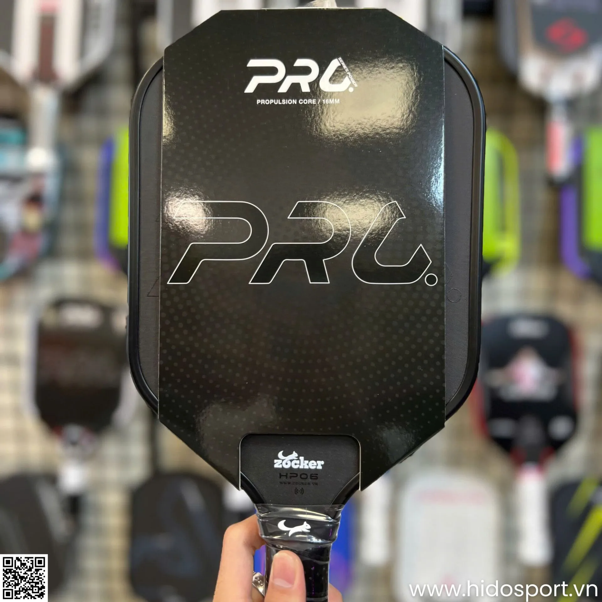 (TITLE)% 1vot Pickleball Zocker Hp06 Pro Series Power Chinh Hang Hinh Anh Thuc Te 28