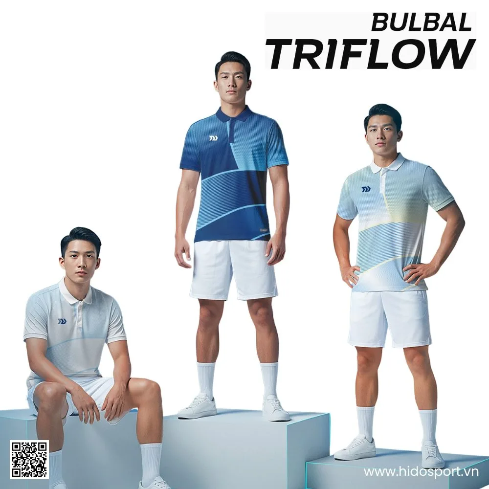 Áo Polo Thể Thao Nam Bulbal Triflow Chính Hãng 2025 - 1