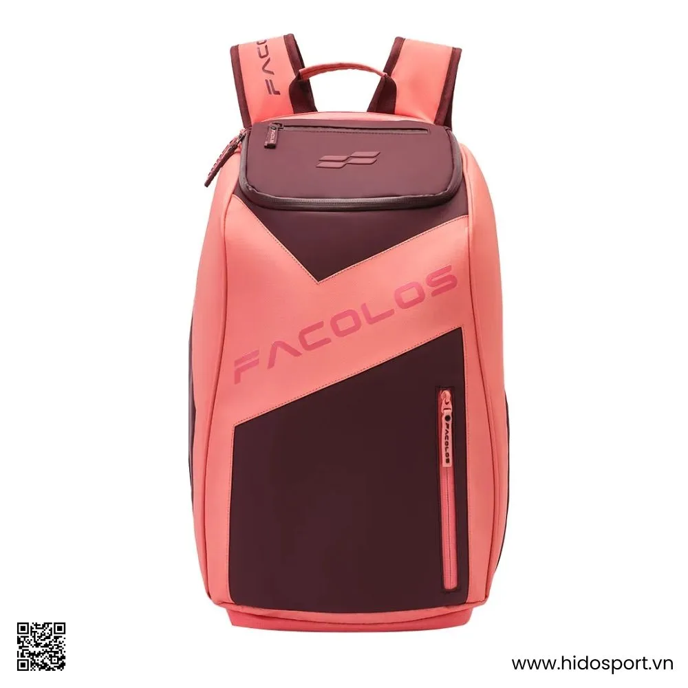 Balo Pickleball Facolos Smash Backpack Chính Hãng | New 5 Màu - Hồng
