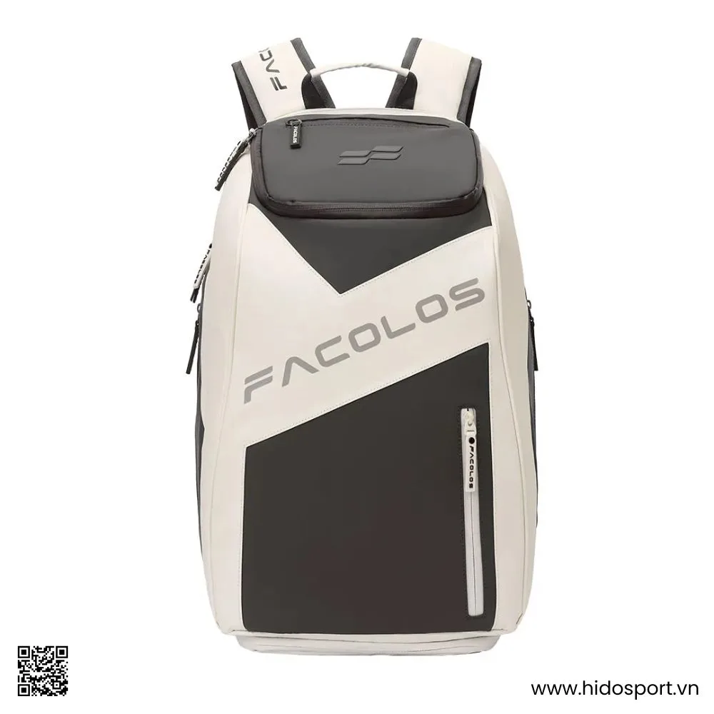 Balo Pickleball Facolos Smash Backpack Chính Hãng | New 5 Màu - Xám