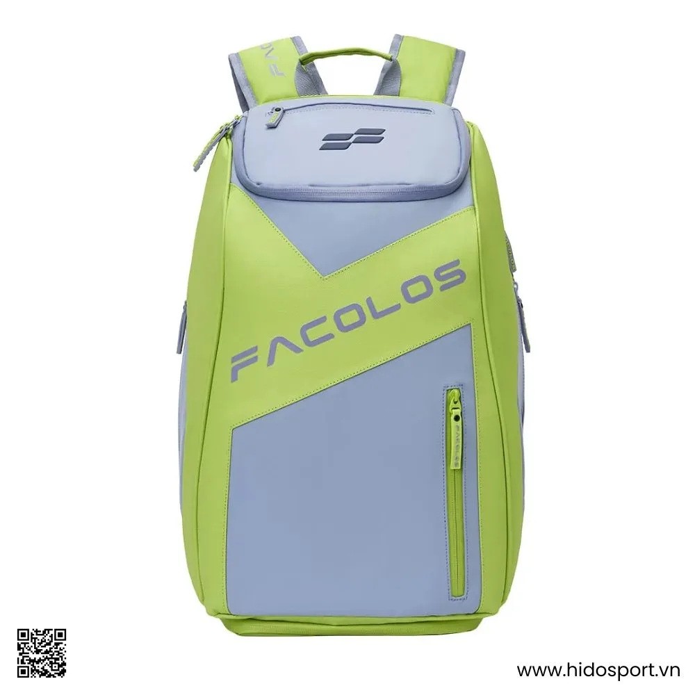 Balo Pickleball Facolos Smash Backpack Chính Hãng | New 5 Màu - Xanh Lá