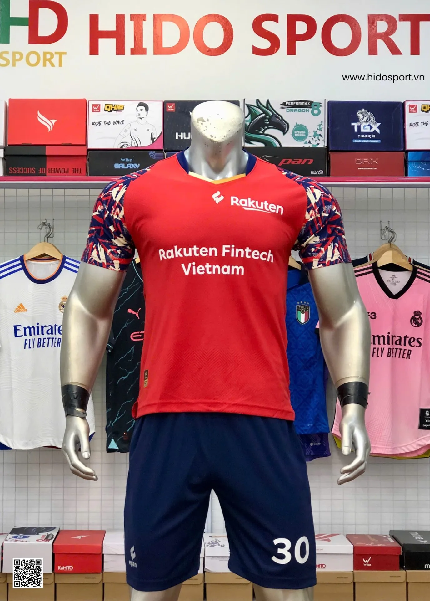 Đồng Phục Bóng Đá Công ty TNHH Rakuten Fintech 2025 Đặt In Theo Yêu Cầu - HIDO SPORT