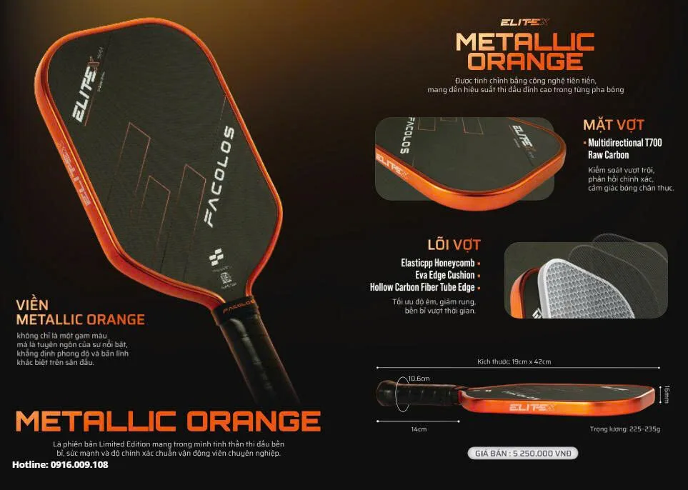 (TITLE)% Facolos Elite X Metallic Orange Limited Edition 07