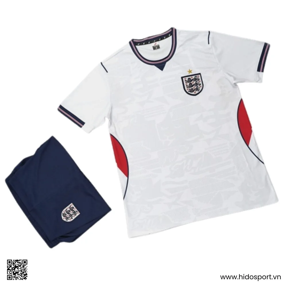 Quần Áo Bóng Đá Anh Sân Nhà World Cup 2026 - Màu Trắng - 1