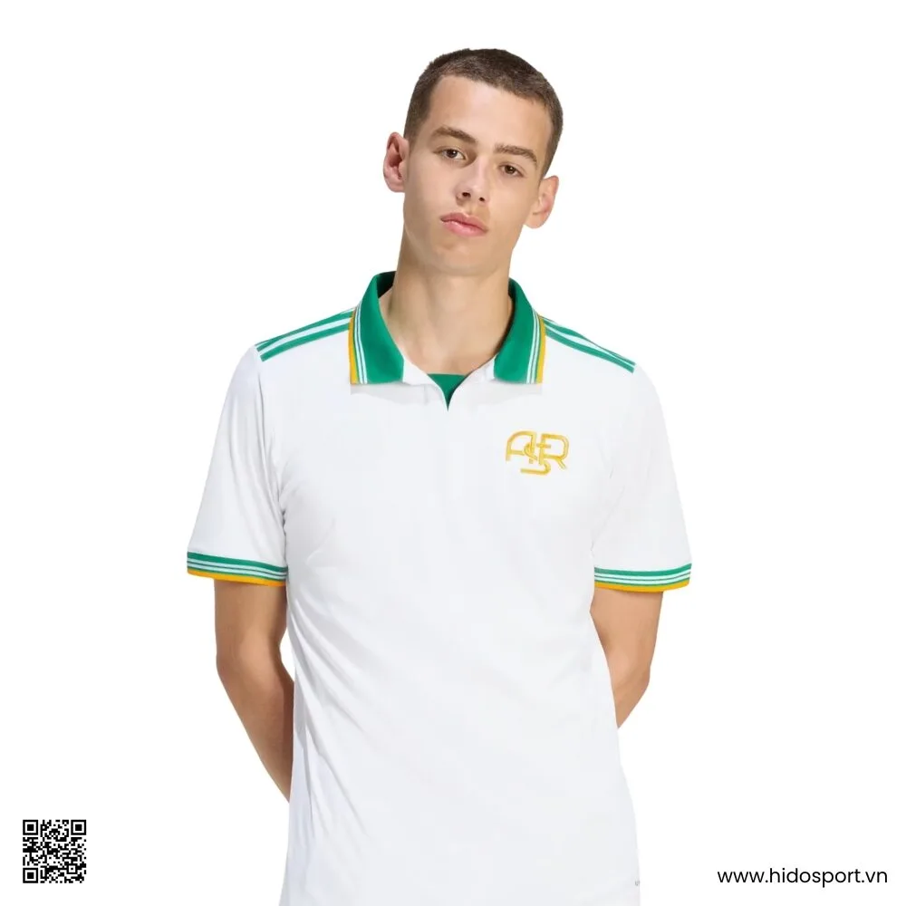 Quần Áo Bóng Đá AS Roma Mẫu Thứ 3 25/26 Màu Trắng - HIDO SPORT