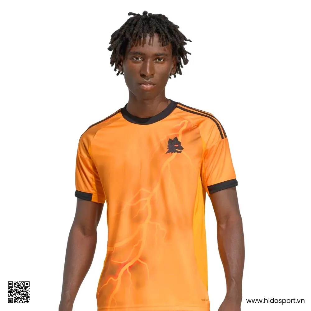 Quần Áo Bóng Đá AS Roma Sân Khách 25/26 Màu Cam - HIDO SPORT