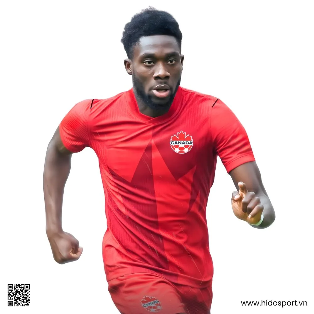 Quần Áo Bóng Đá Canada Sân Nhà World Cup 2026 - Màu Đỏ - HIDO SPORT