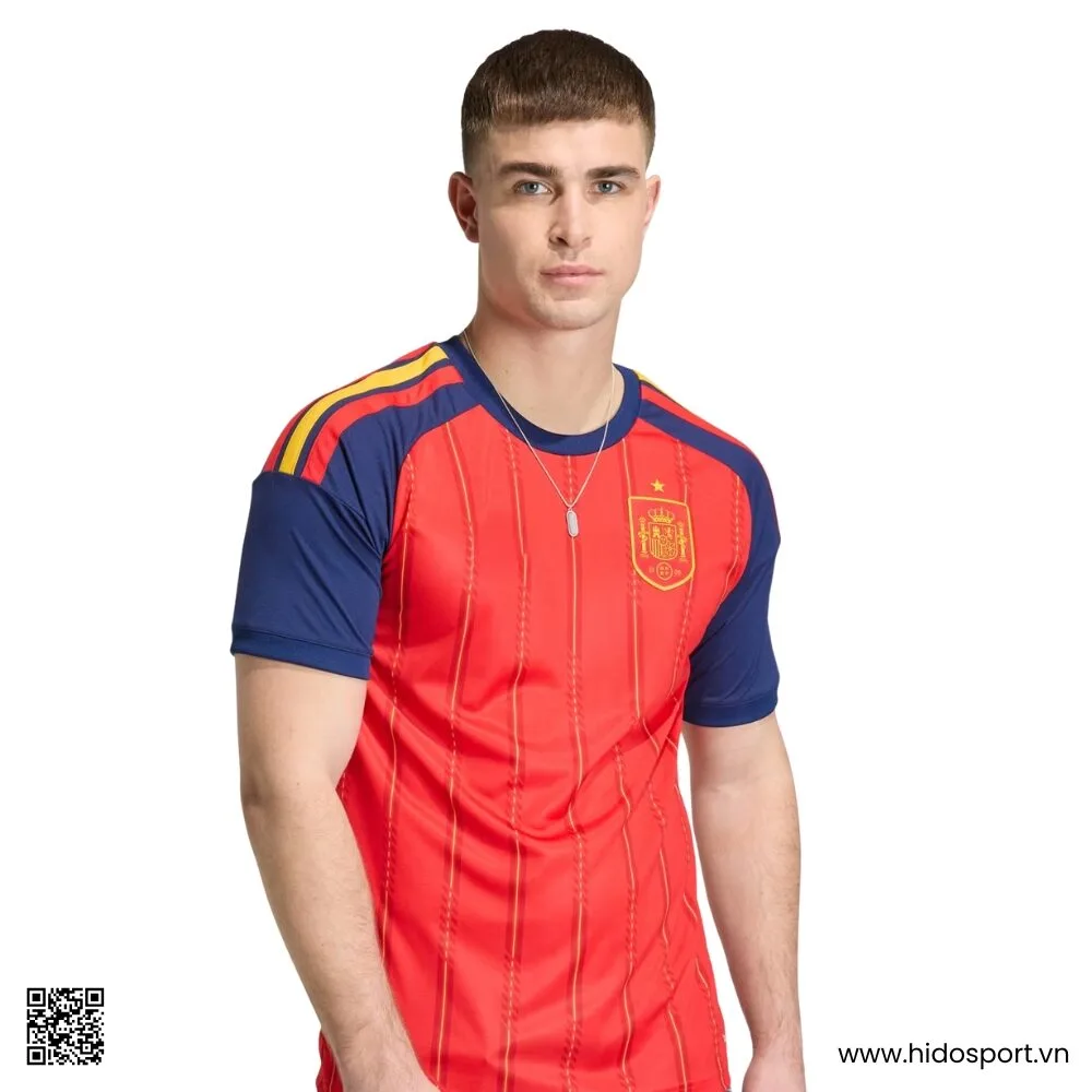 Quần Áo Bóng Đá Tây Ban Nha Sân Nhà World Cup 2026 - Màu Đỏ - HIDO SPORT