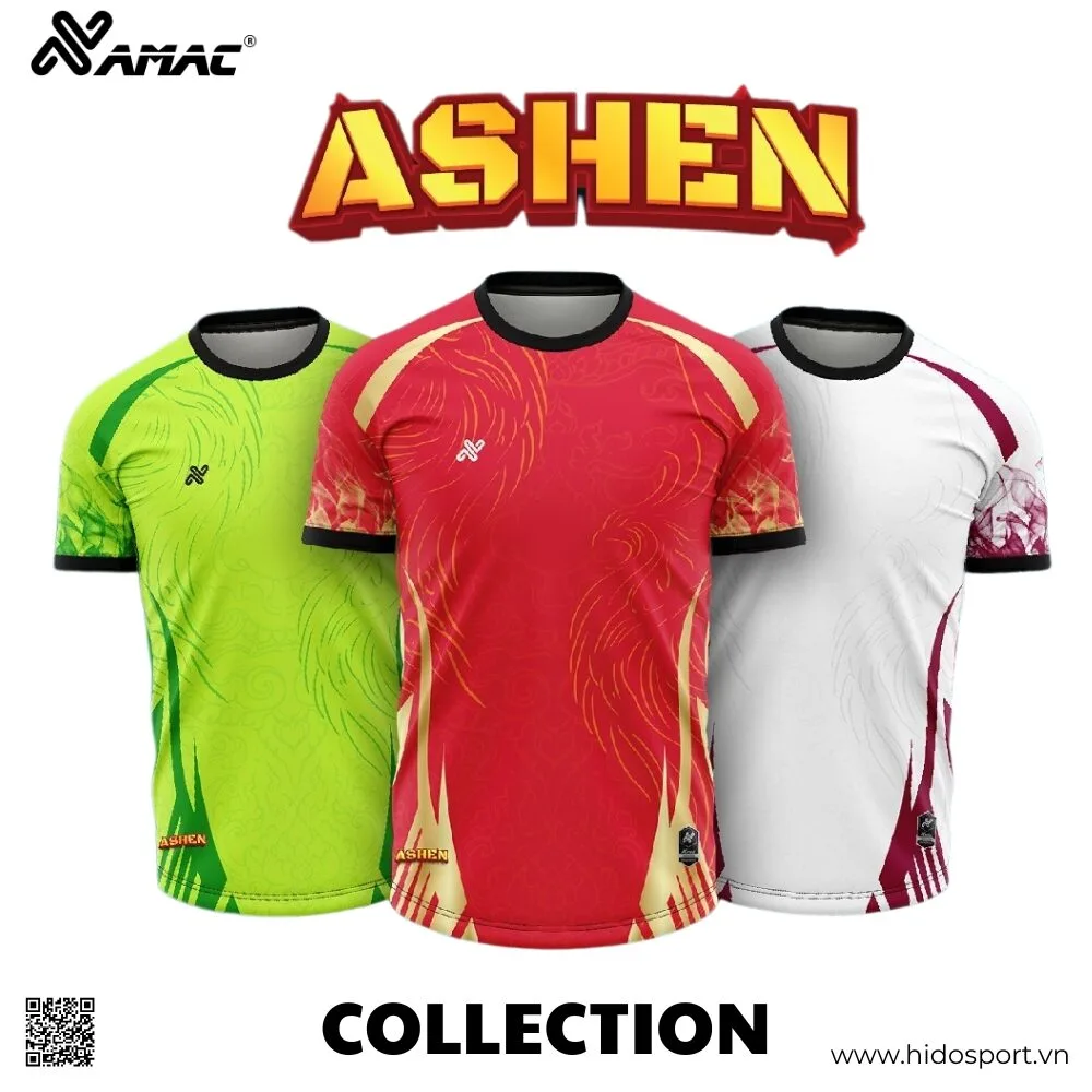 BST 8 MÀU - Quần Áo Bóng Đá Thiết Kế Chính Hãng AMAC ASHEN 2025 - HIDO SPORT