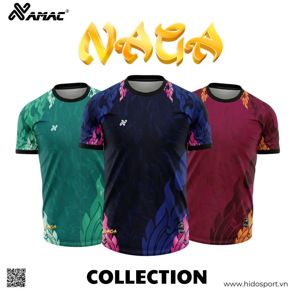 BST 8 MÀU - Quần Áo Bóng Đá Thiết Kế Chính Hãng AMAC NAGA 2025 - HIDO SPORT