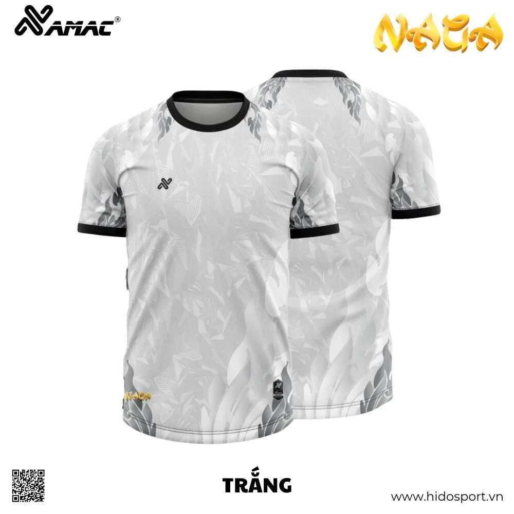(TITLE)% BST 8 MÀU - Quần Áo Bóng Đá Thiết Kế Chính Hãng AMAC NAGA 2025 - Trắng