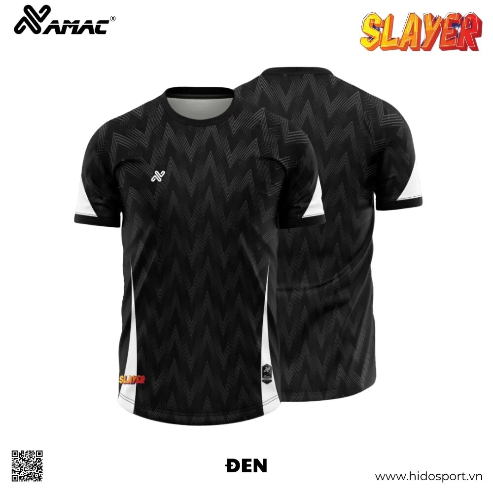 (TITLE)% BST 10 MÀU - Quần Áo Bóng Đá Thiết Kế Chính Hãng AMAC SLAYER 2025 - Đen