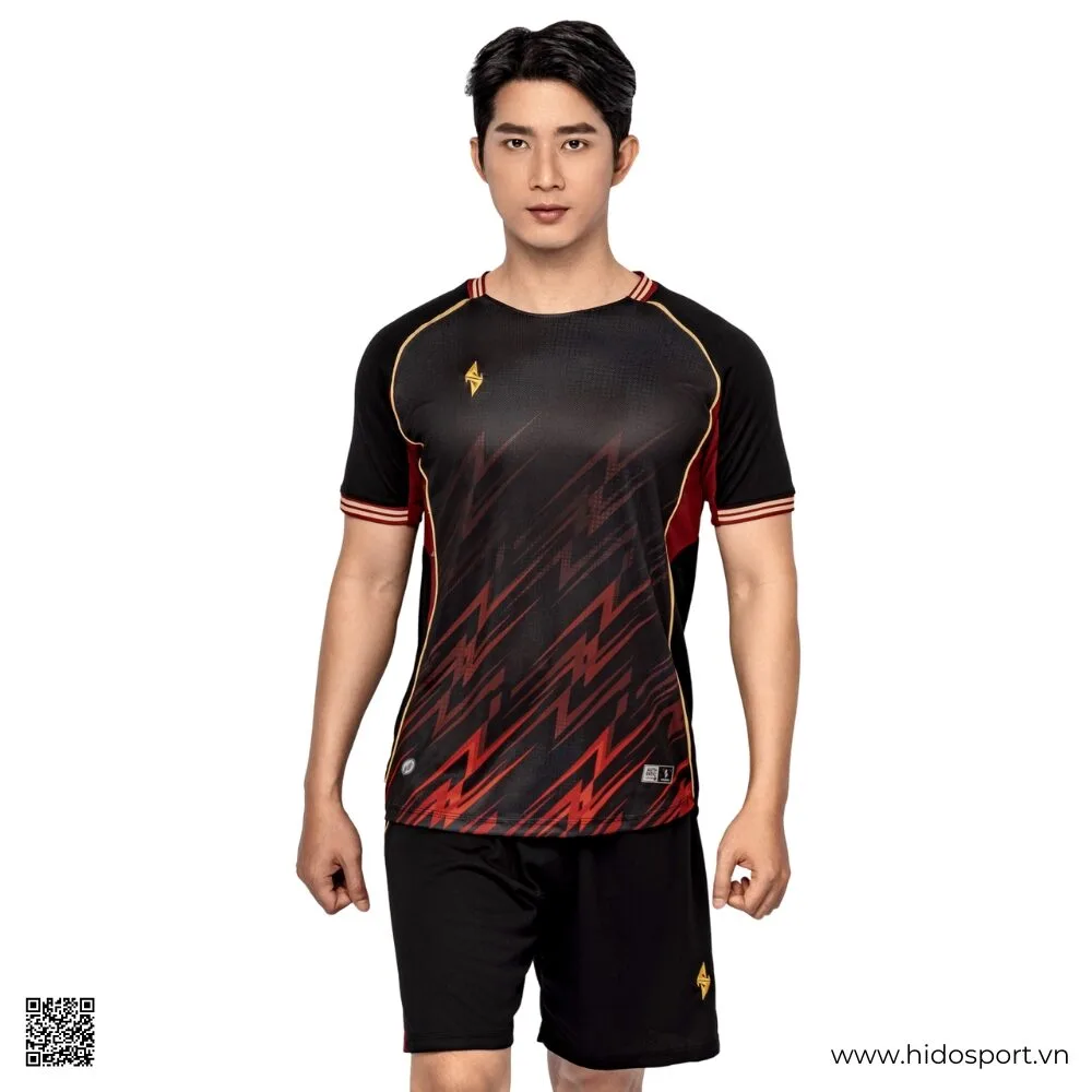 (TITLE)% BST 6 MÀU - Quần Áo Bóng Đá Thiết Kế Chính Hãng Strivend V8 2025 - Đen