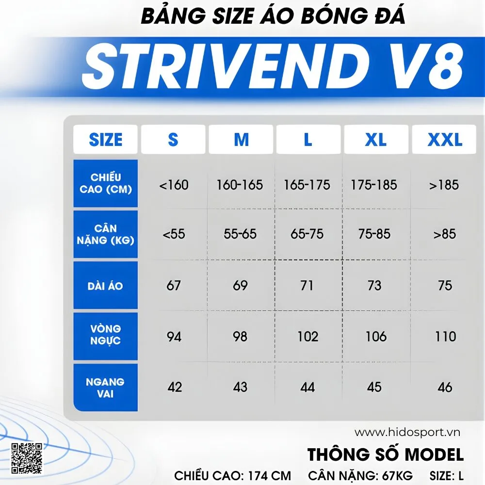 (TITLE)% BST 6 MÀU - Quần Áo Bóng Đá Thiết Kế Chính Hãng Strivend V8 2025 - Size