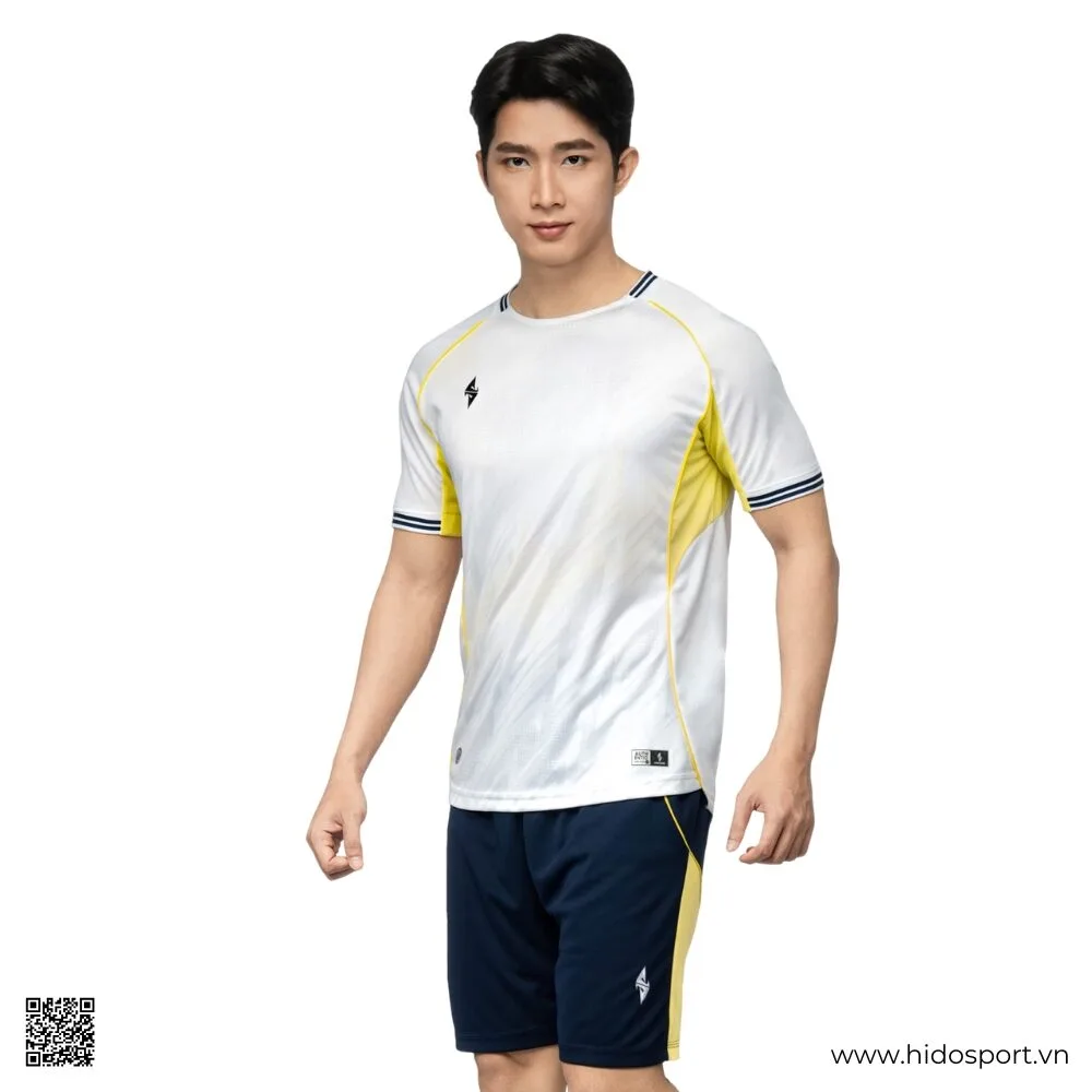 (TITLE)% BST 6 MÀU - Quần Áo Bóng Đá Thiết Kế Chính Hãng Strivend V8 2025 - Trắng Vàng