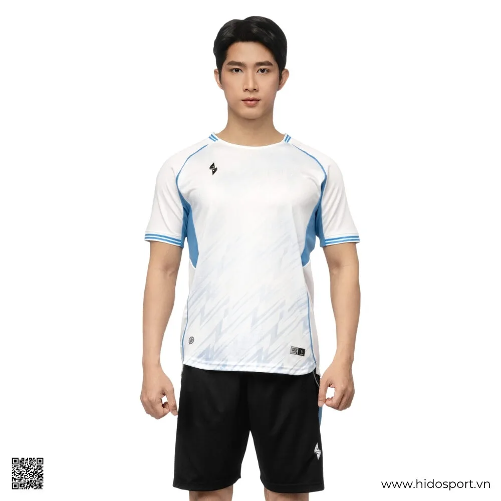 (TITLE)% BST 6 MÀU - Quần Áo Bóng Đá Thiết Kế Chính Hãng Strivend V8 2025 - Trắng Xanh
