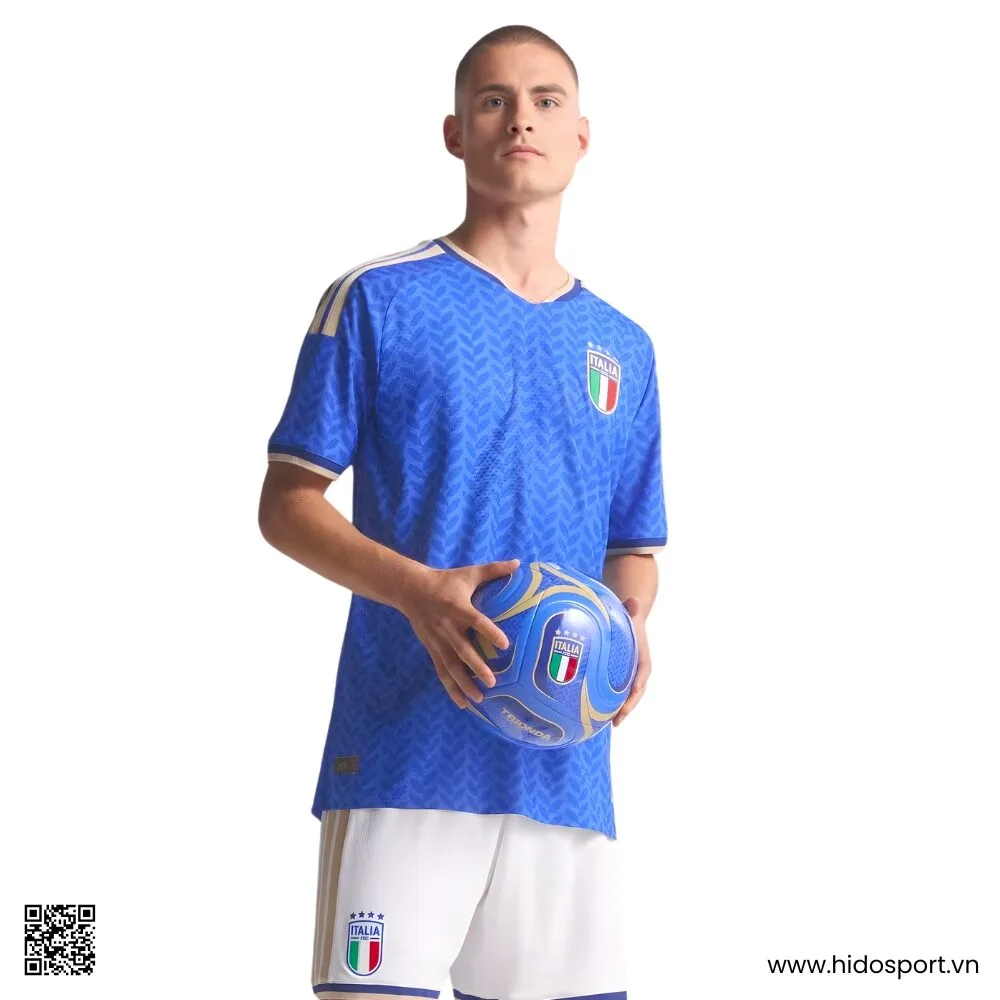Quần Áo Bóng Đá Ý Sân Nhà World Cup 2026 - Màu Xanh - HIDO SPORT
