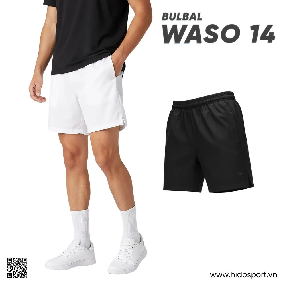 Quần Short Thể Thao Bulbal Waso 14 Chính Hãng 2025 | New 2 Màu - HIDO SPORT