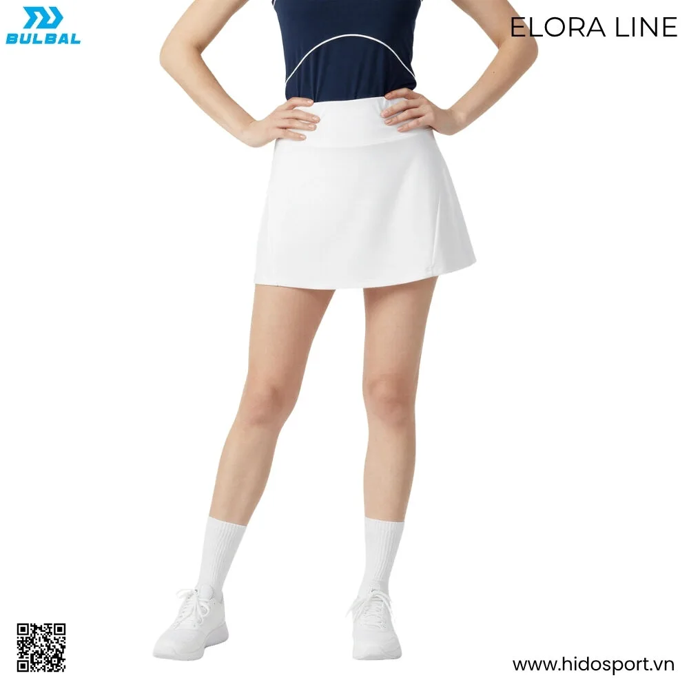 Váy Thể Thao Chữ A Bulbal Elora Line Chính Hãng 2025 | BST 4 Màu - Trắng