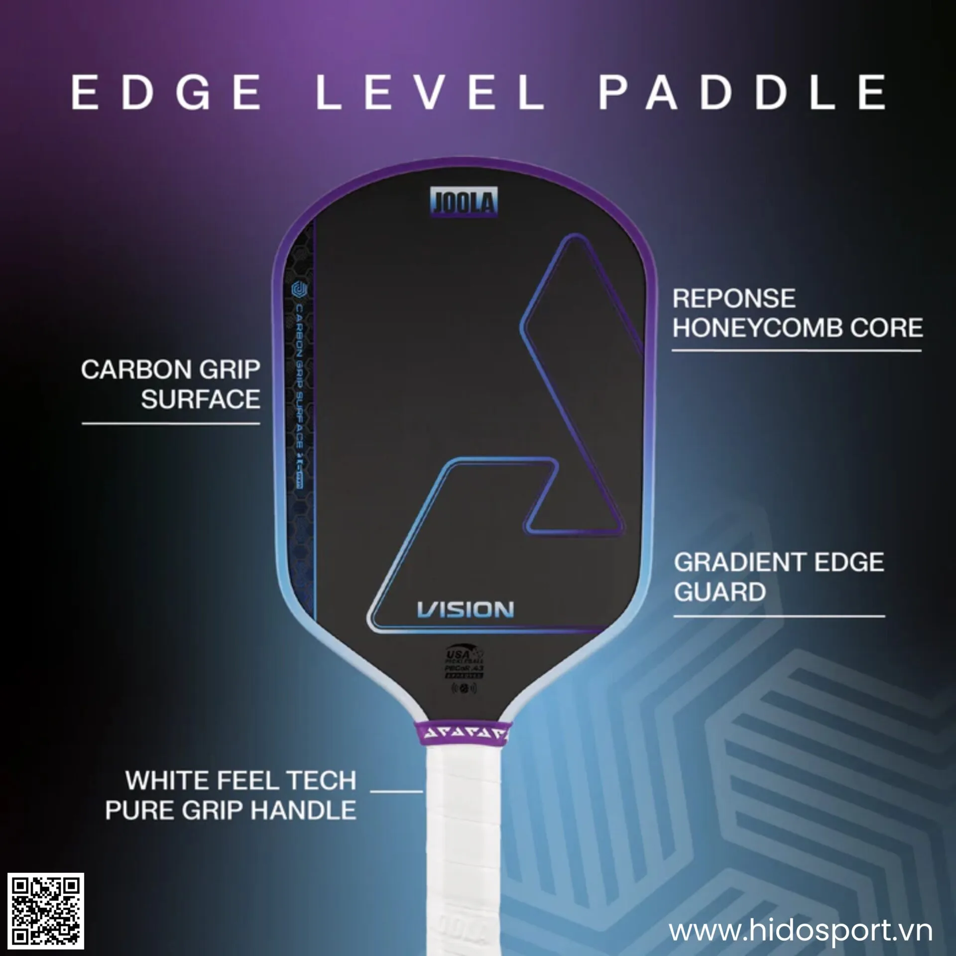 (TITLE)% Vot Pickleball Joola Heat Vision 16mm 06