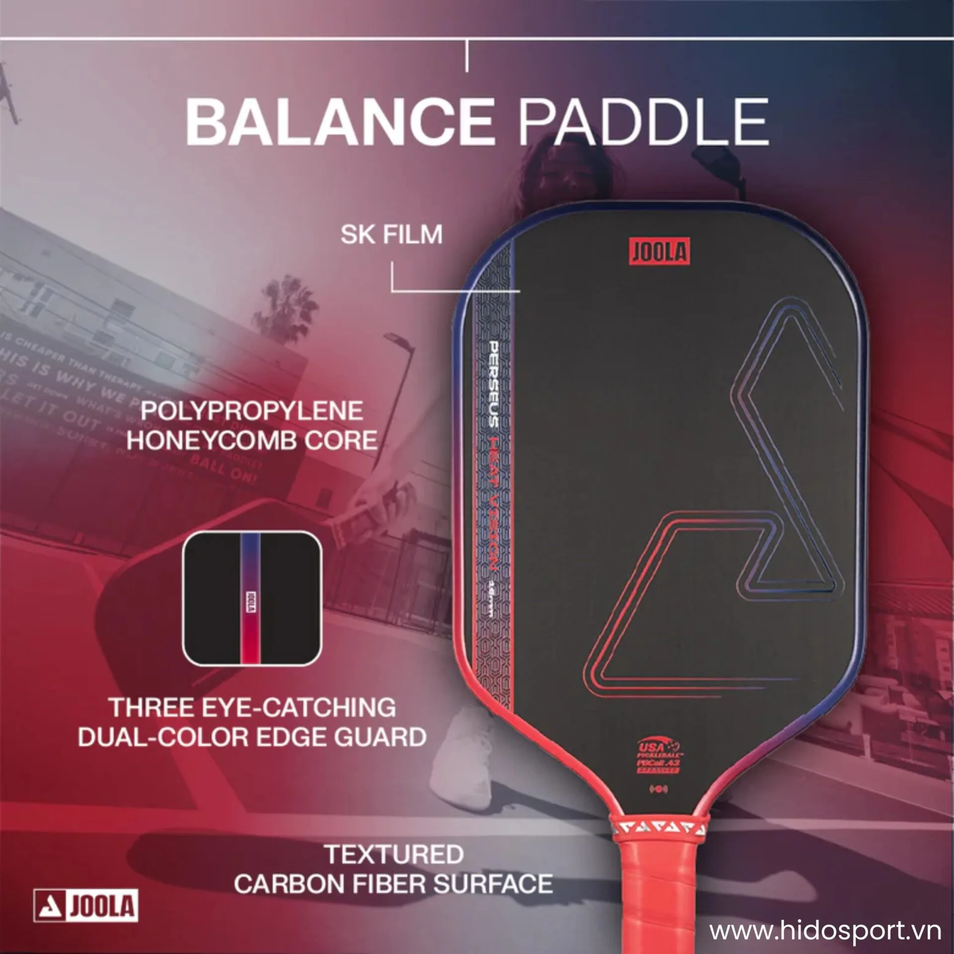 (TITLE)% Vot Pickleball Joola Heat Vision 16mm 12