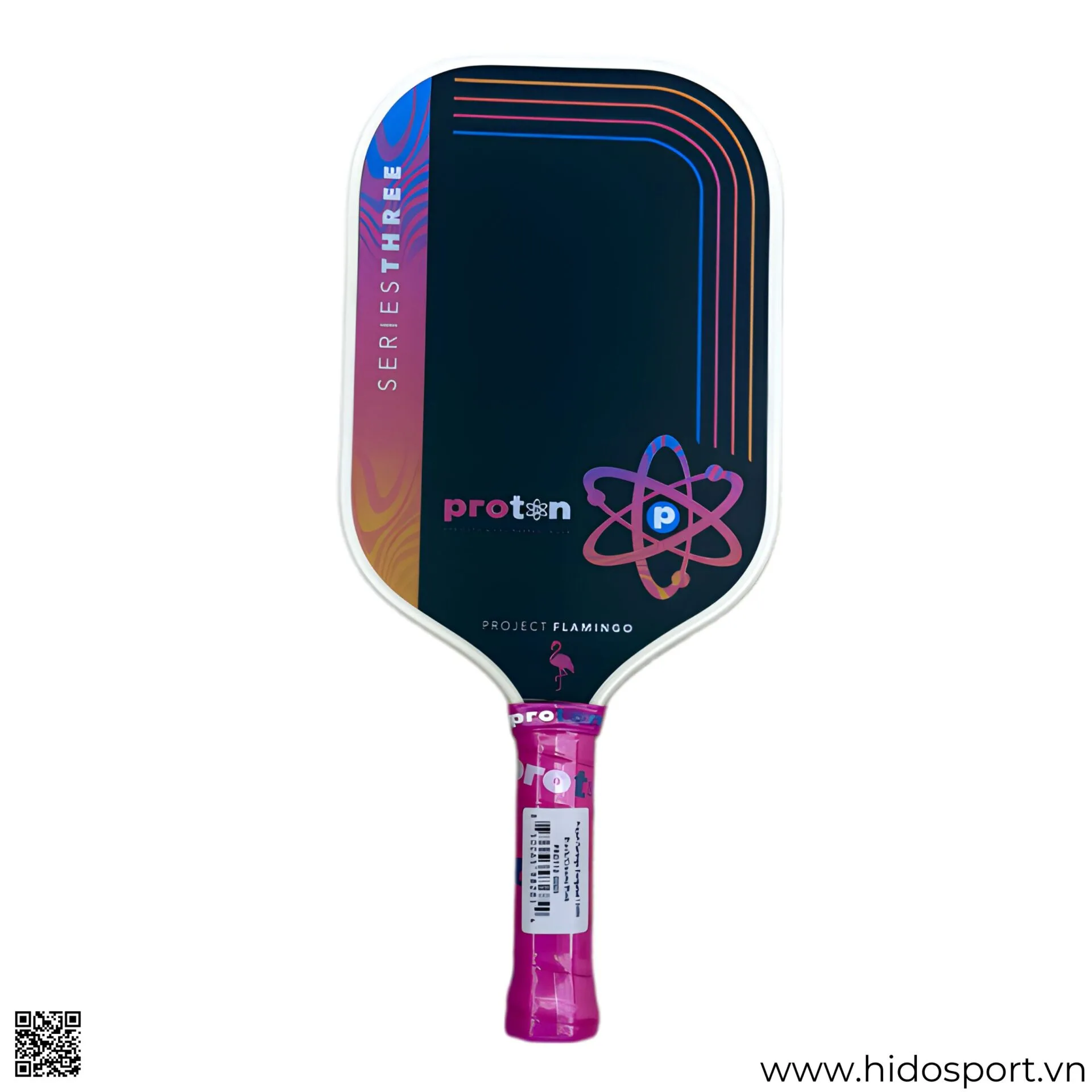 Vot Pickleball Proton Flamingo Elongated 13mm Limited Edition Hinh Anh 001