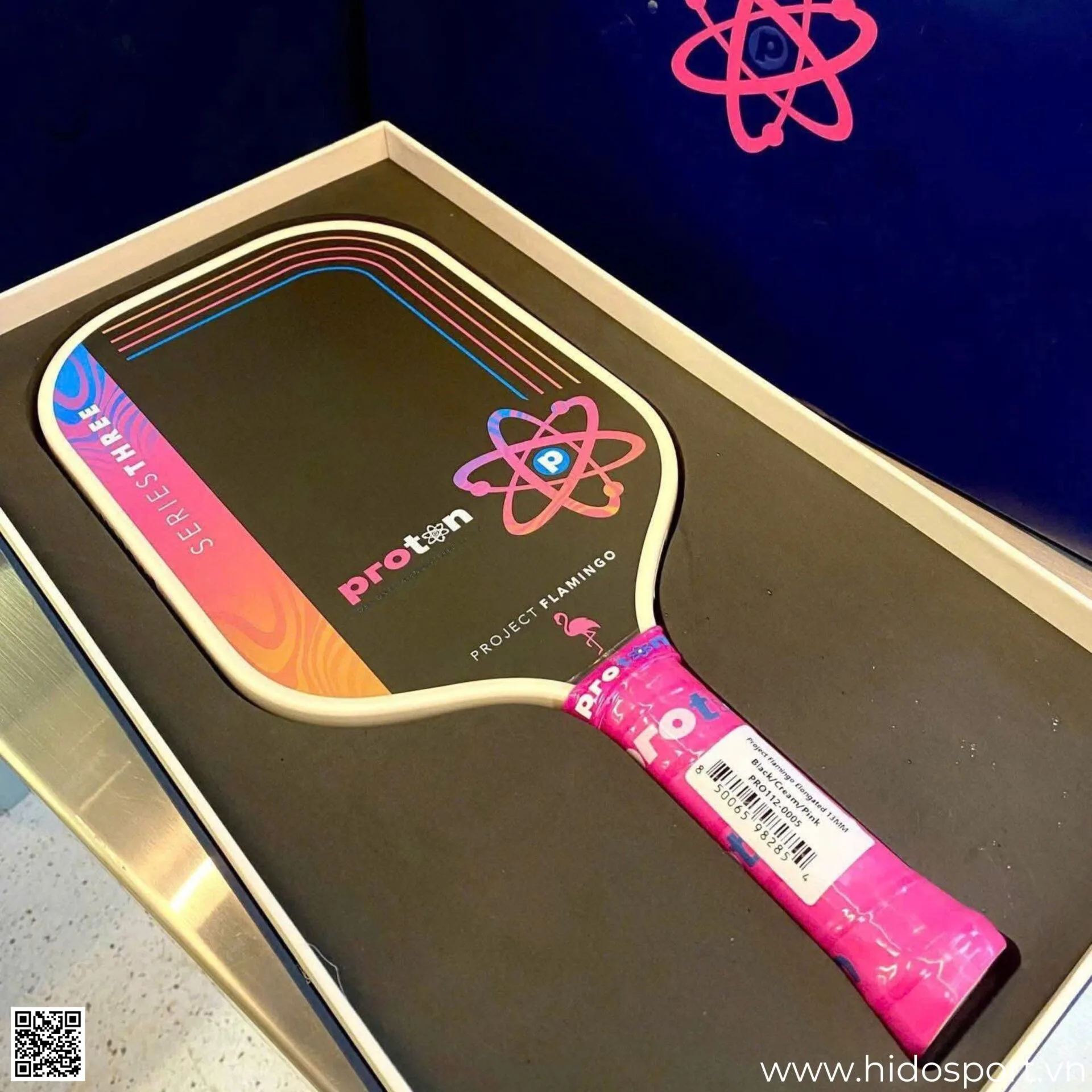 (TITLE)% Vot Pickleball Proton Flamingo Elongated 13mm Limited Edition Hinh Anh 003
