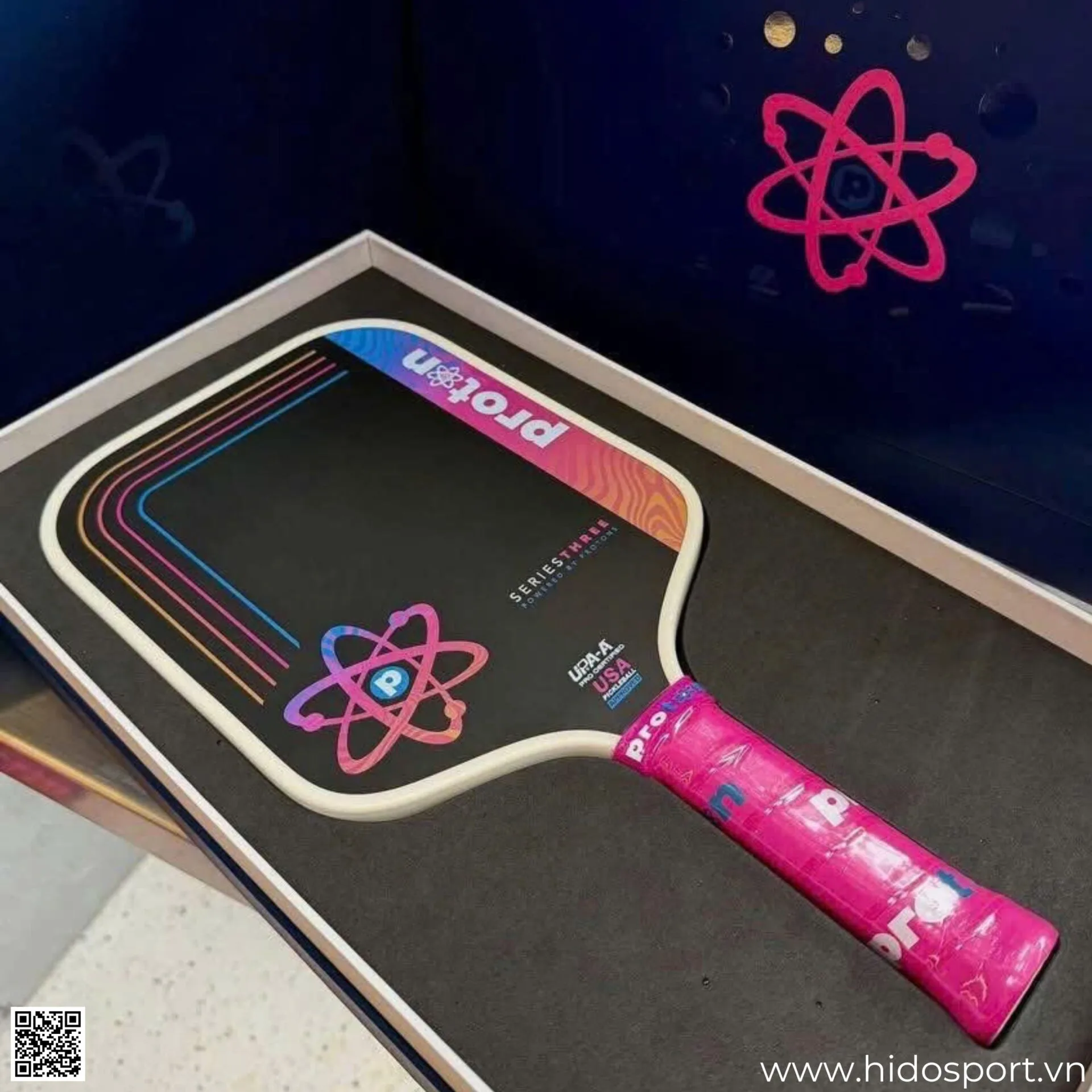 (TITLE)% Vot Pickleball Proton Flamingo Elongated 13mm Limited Edition Hinh Anh 004