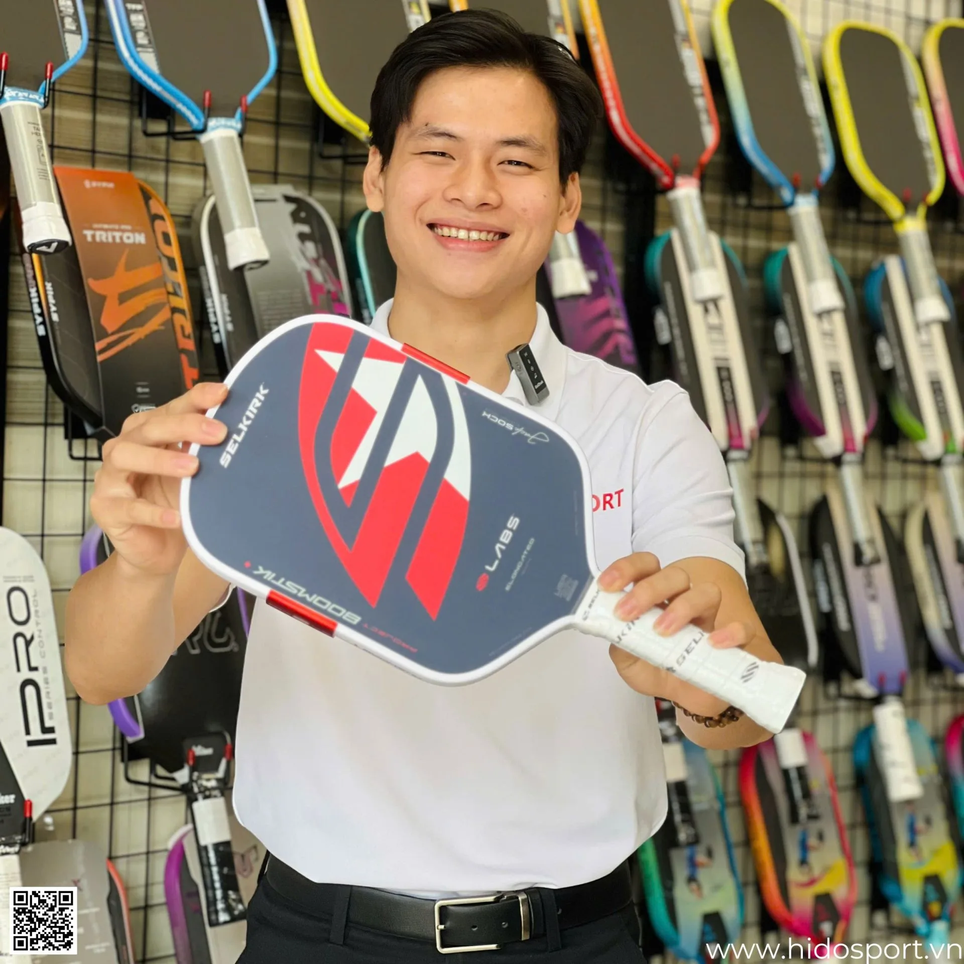 Vot Pickleball Selkirk Boomstik Jack Sock Signature Hinh Anh Thuc Te 01