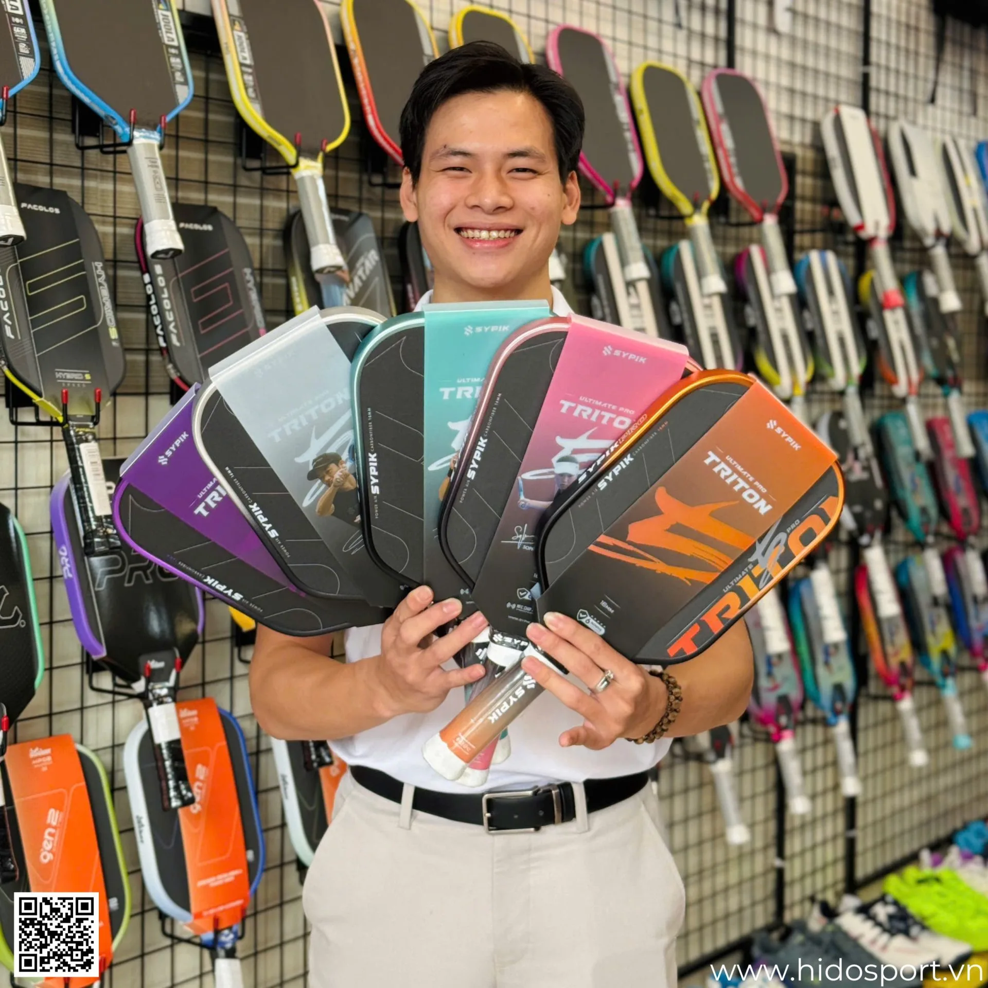 Vot Pickleball Sypik Triton 5 Pro Ultimate Tour Hinh Anh Thuc Te 002