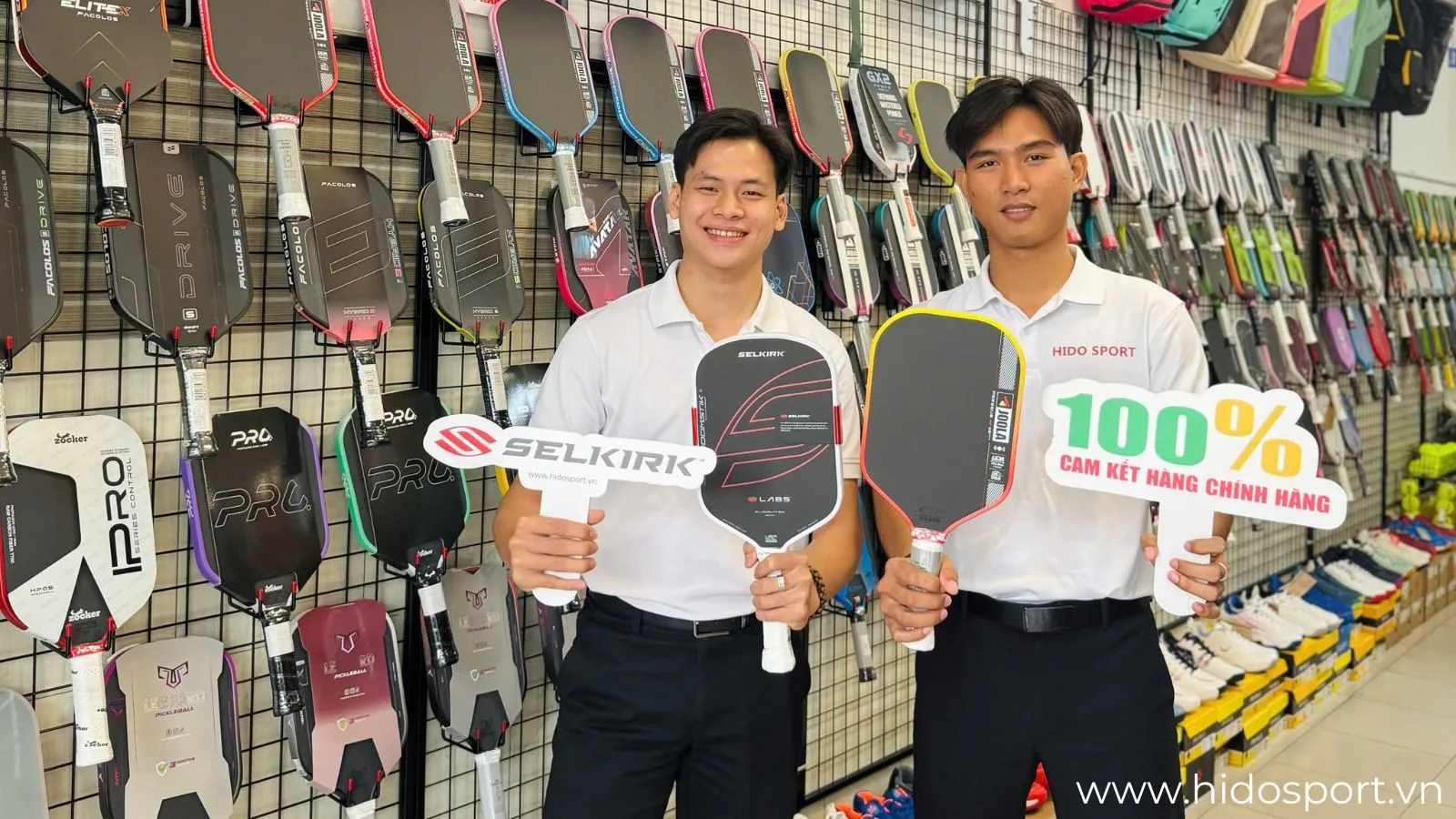 Vot Pickleball Chinh Hang Tai Hido Sport 102