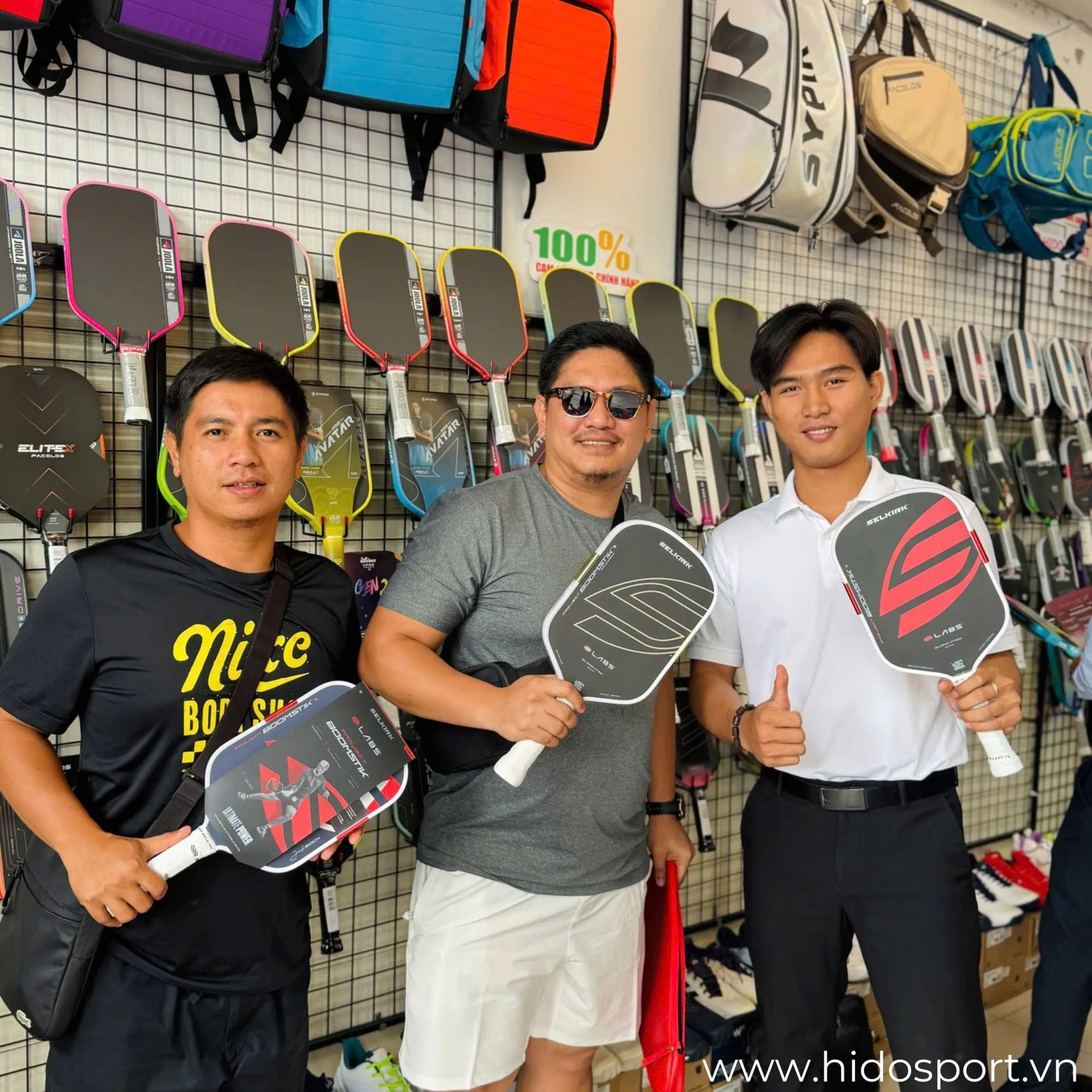 Vot Pickleball Chinh Hang Tai Hido Sport 106