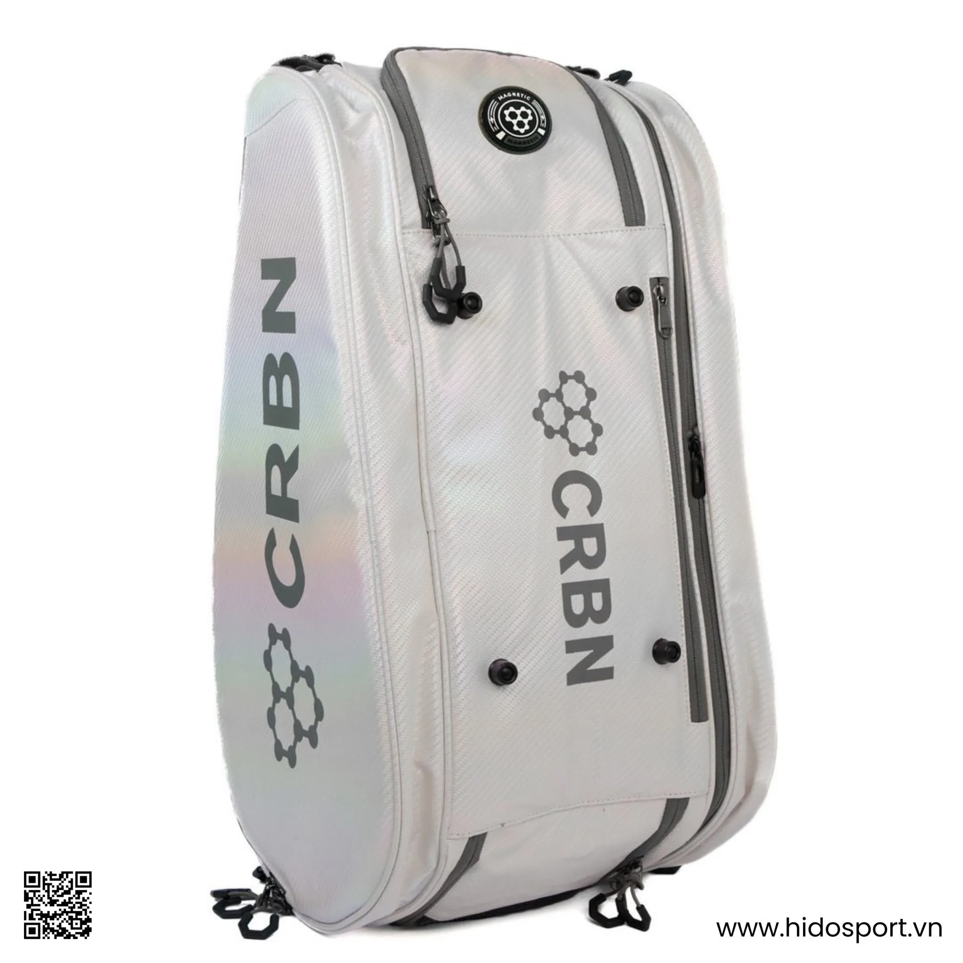 Balo Pickleball CRBN Pro Team Tour Bag 2.0 Chính Hãng | BST 3 MÀU - Trắng