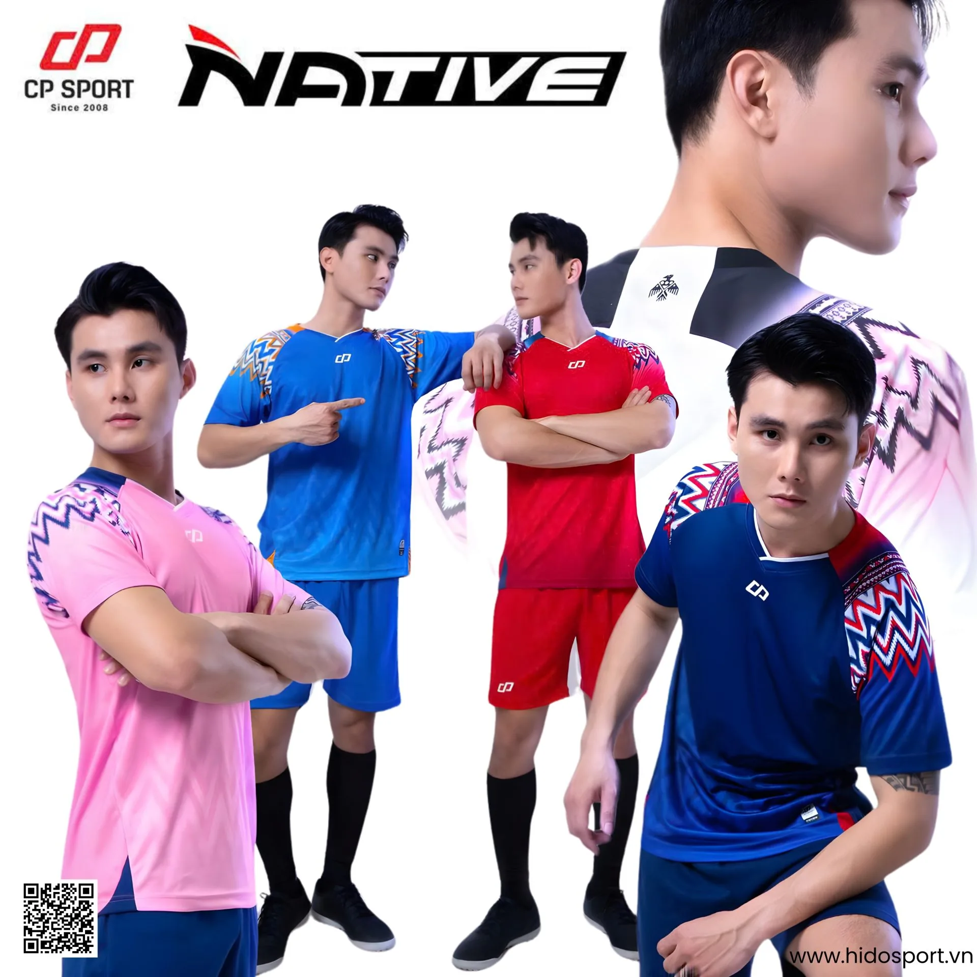 Quần Áo Bóng Đá Thiết Kế Chính Hãng CP NATIVE 2026 - BST 9 MÀU - HIDO SPORT