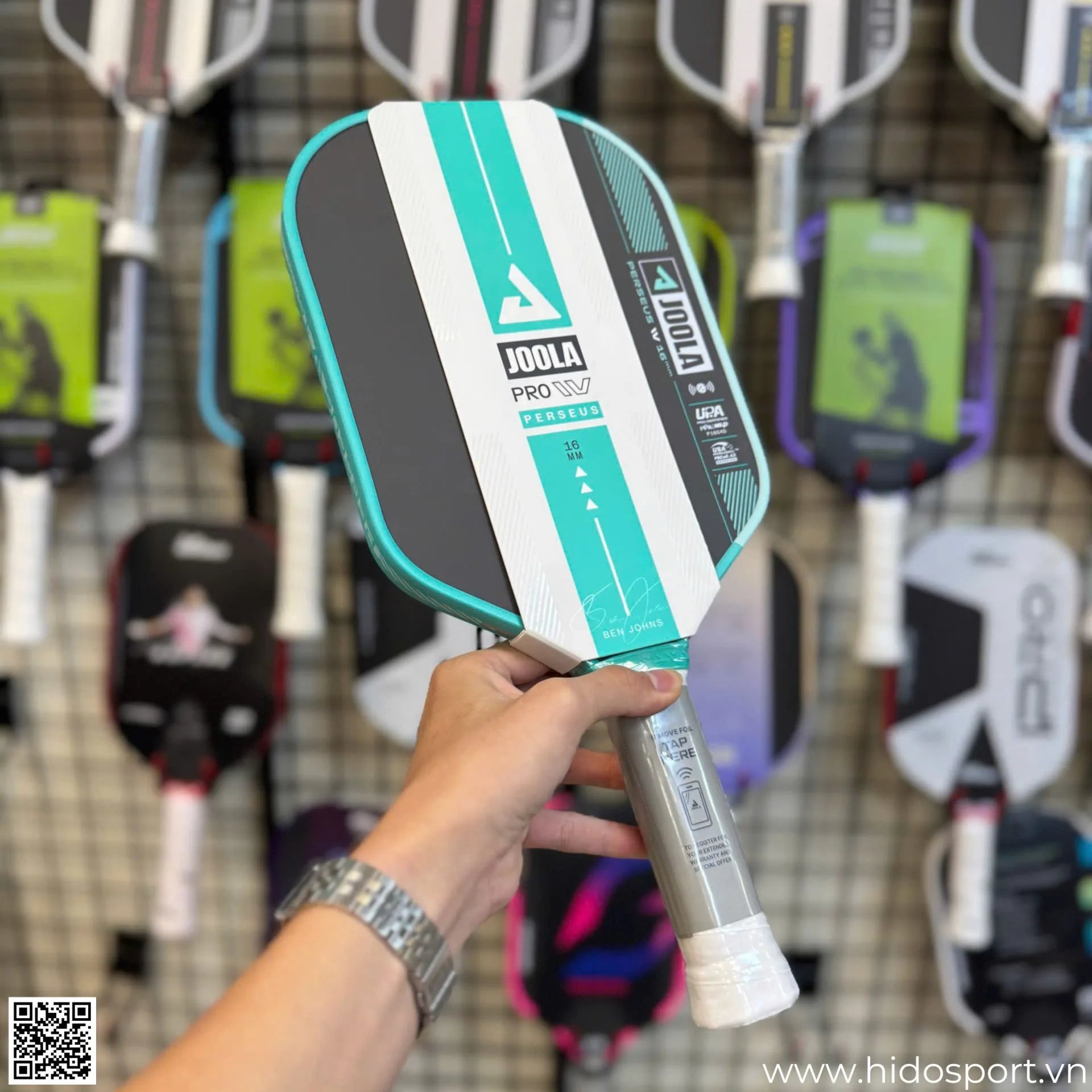 Vot Pickleball Joola Perseus Pro Iv Dual 16mm Hinh Anh Thuc Te 002